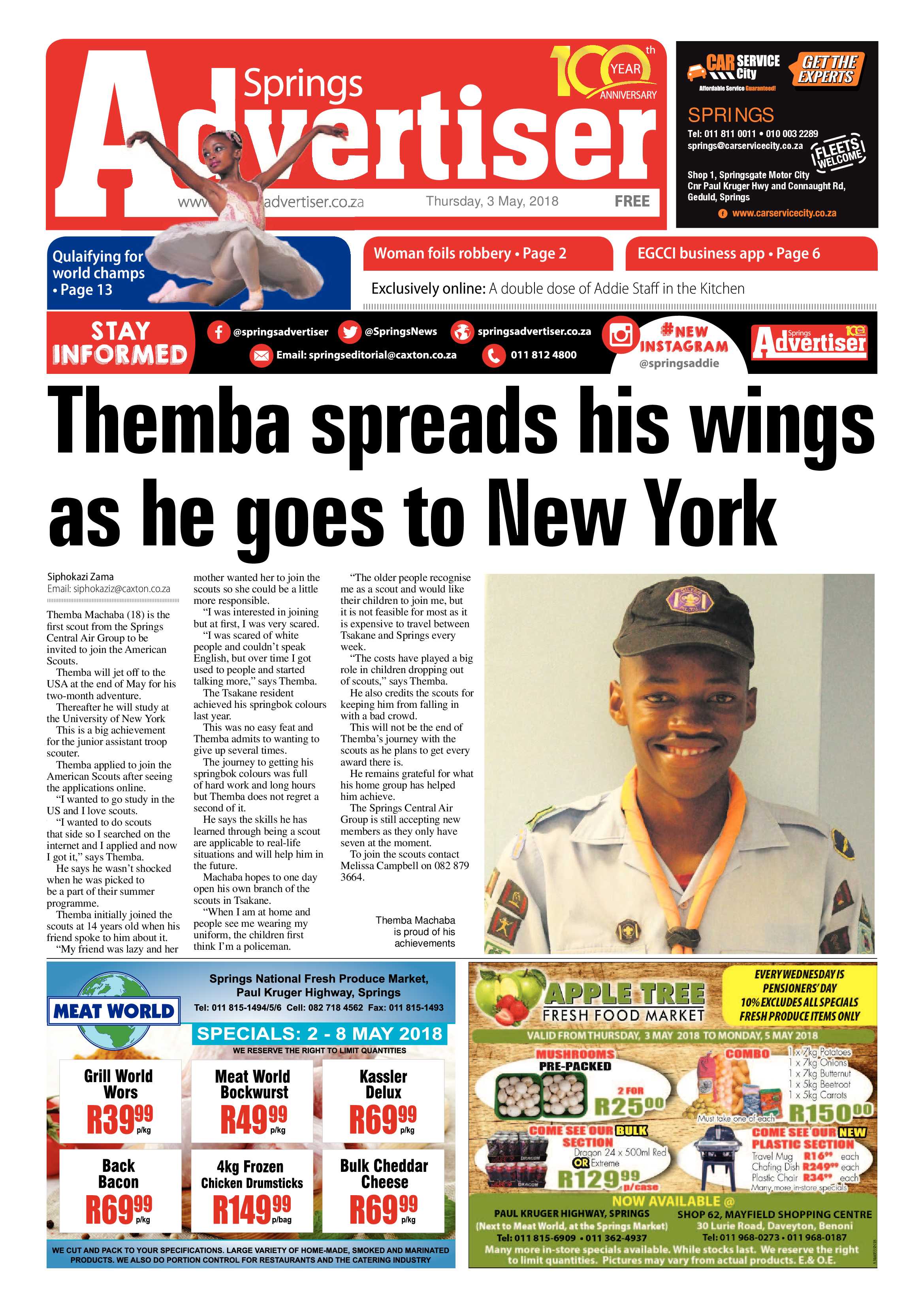 Springs Advertiser 03 May 2018 page 1