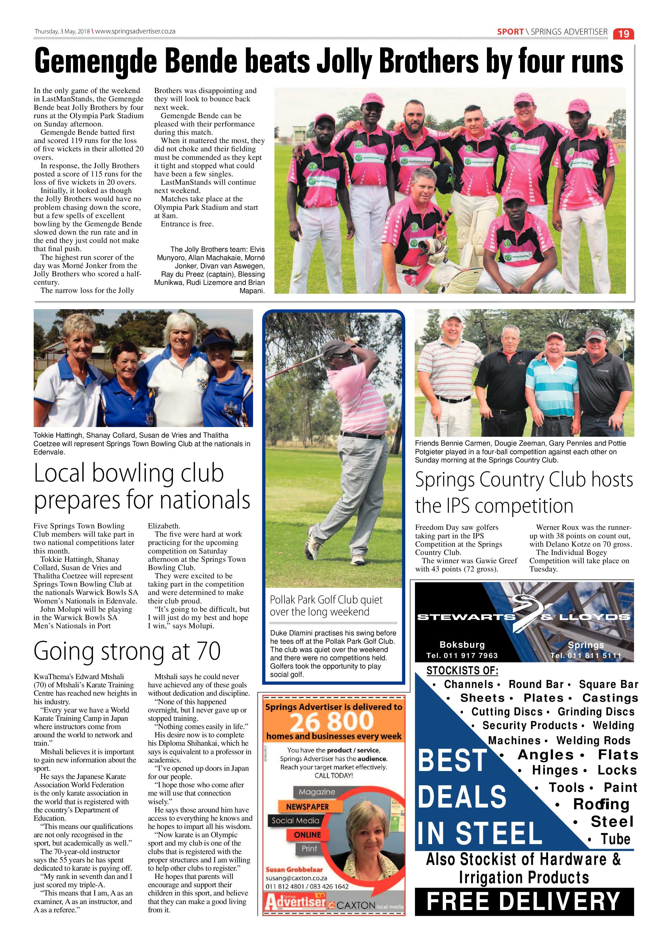 Springs Advertiser 03 May 2018 page 19