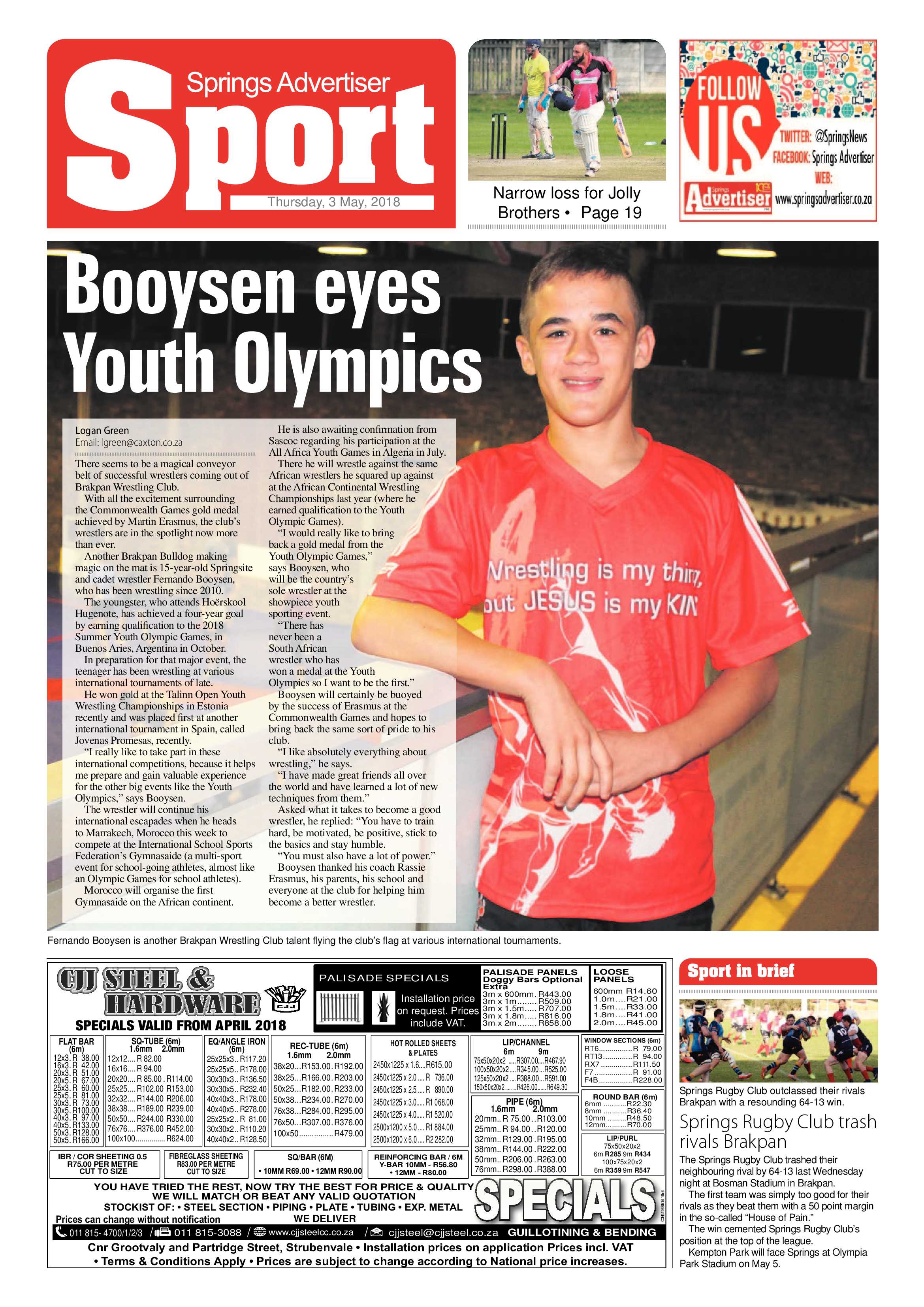 Springs Advertiser 03 May 2018 page 20