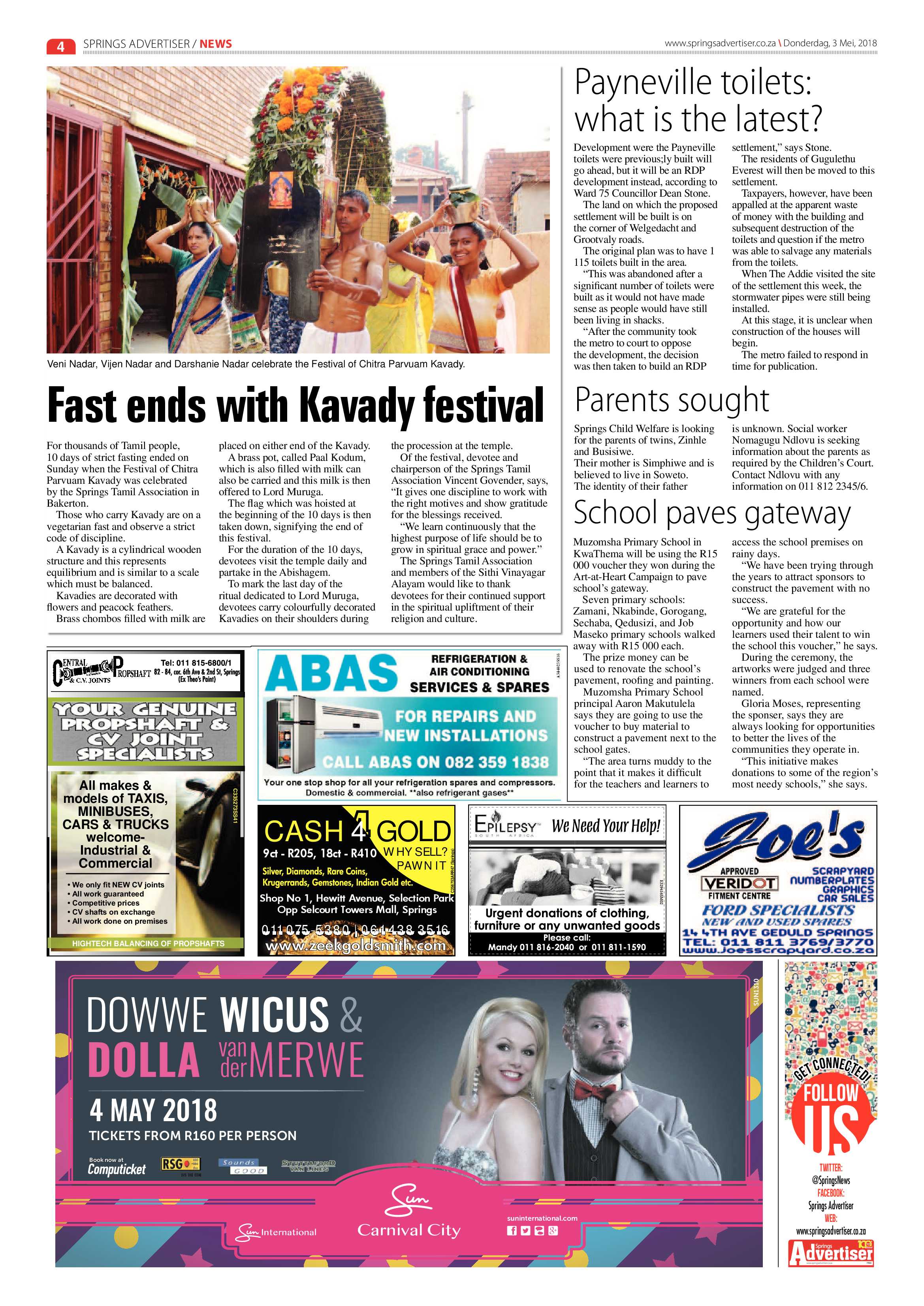 Springs Advertiser 03 May 2018 page 4
