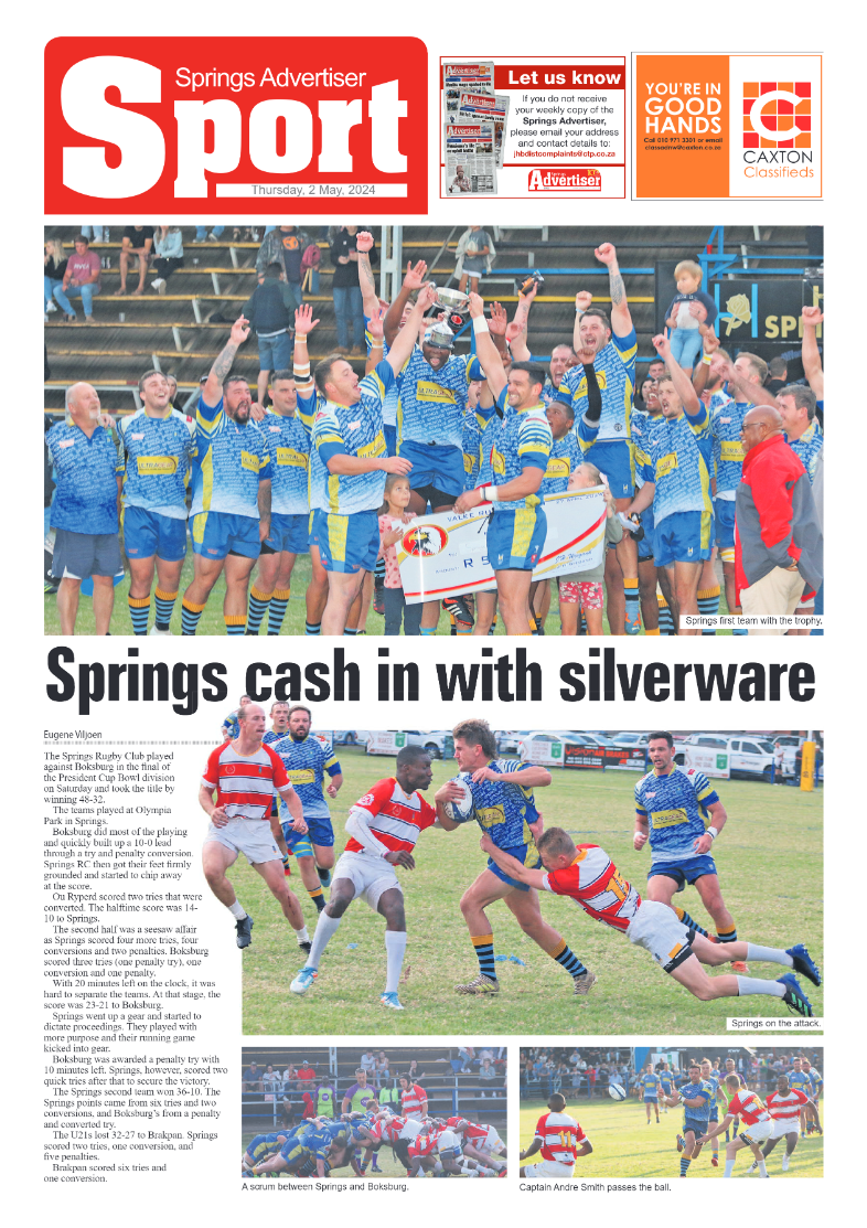 Springs Advertiser 03 May 2024 page 8