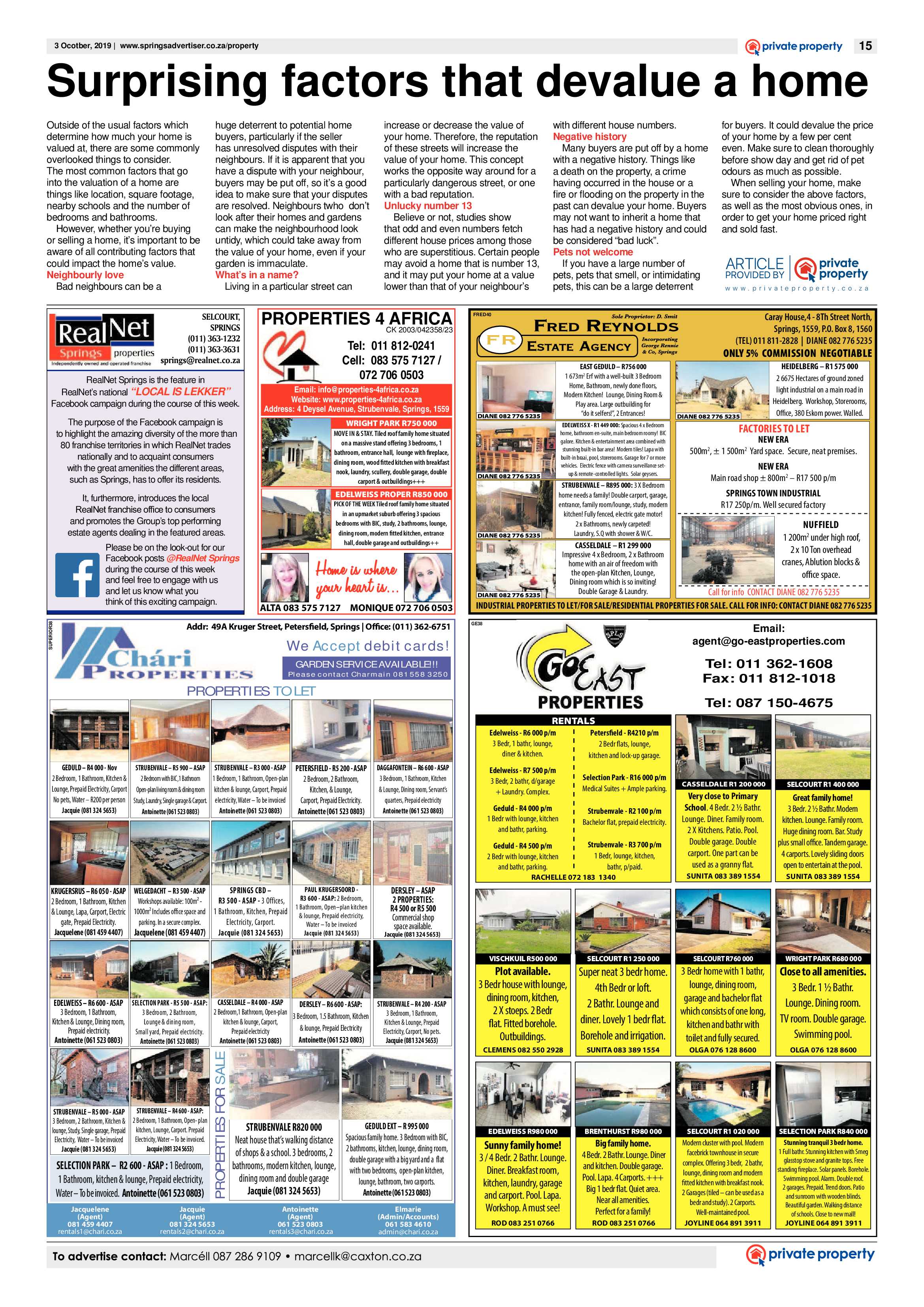 Springs Advertiser 03 October 2019 page 15