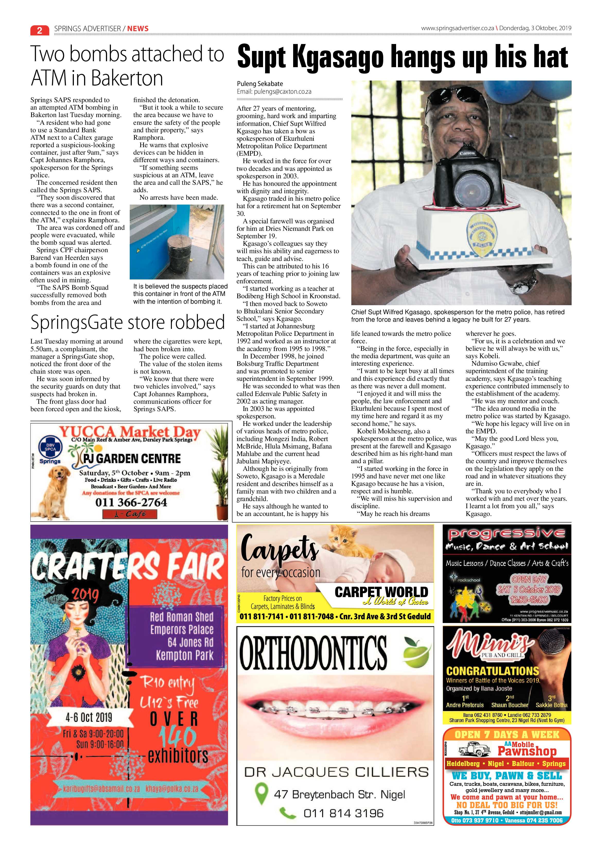 Springs Advertiser 03 October 2019 page 2
