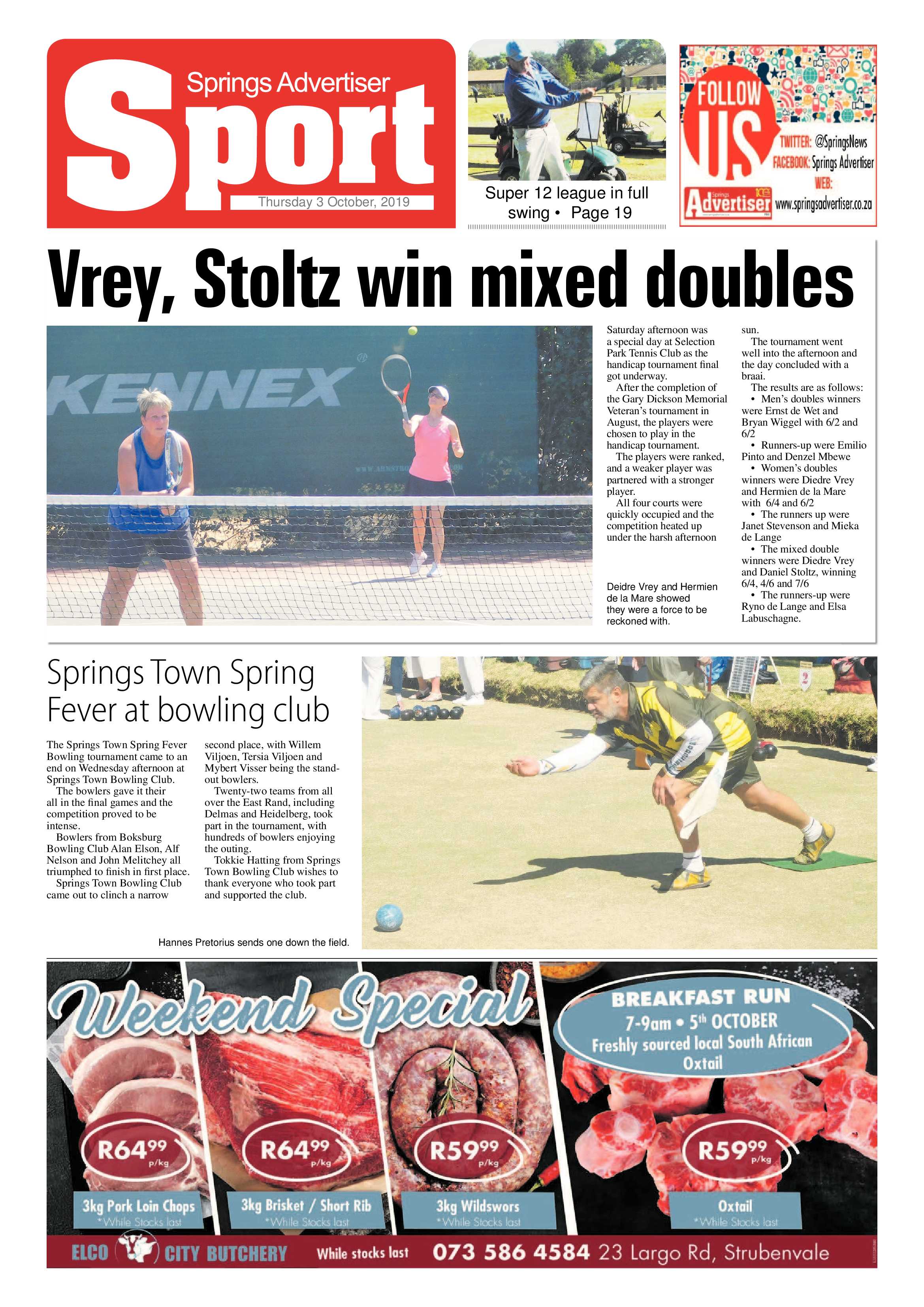 Springs Advertiser 03 October 2019 page 20