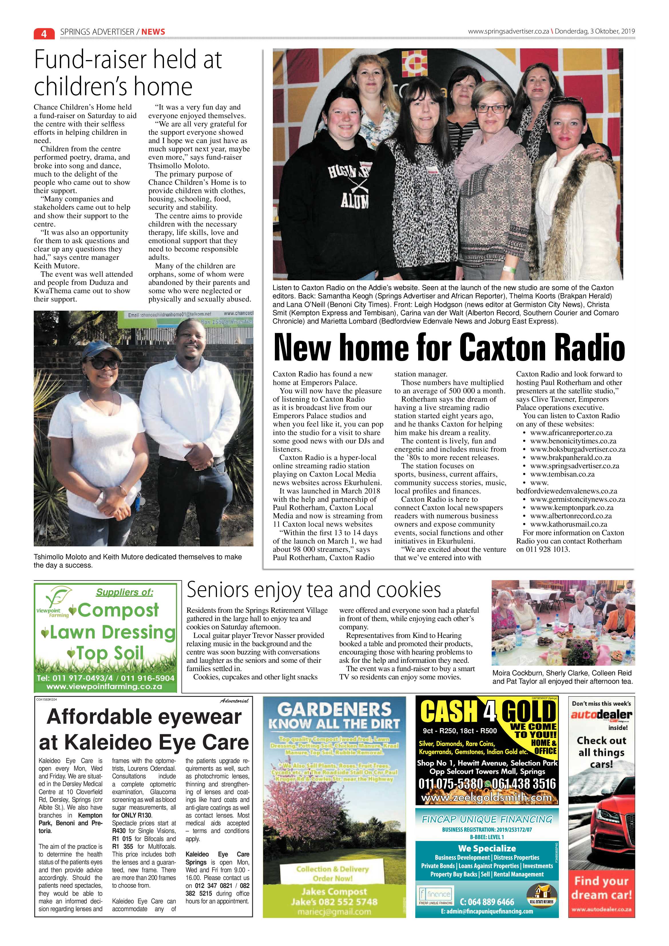 Springs Advertiser 03 October 2019 page 4
