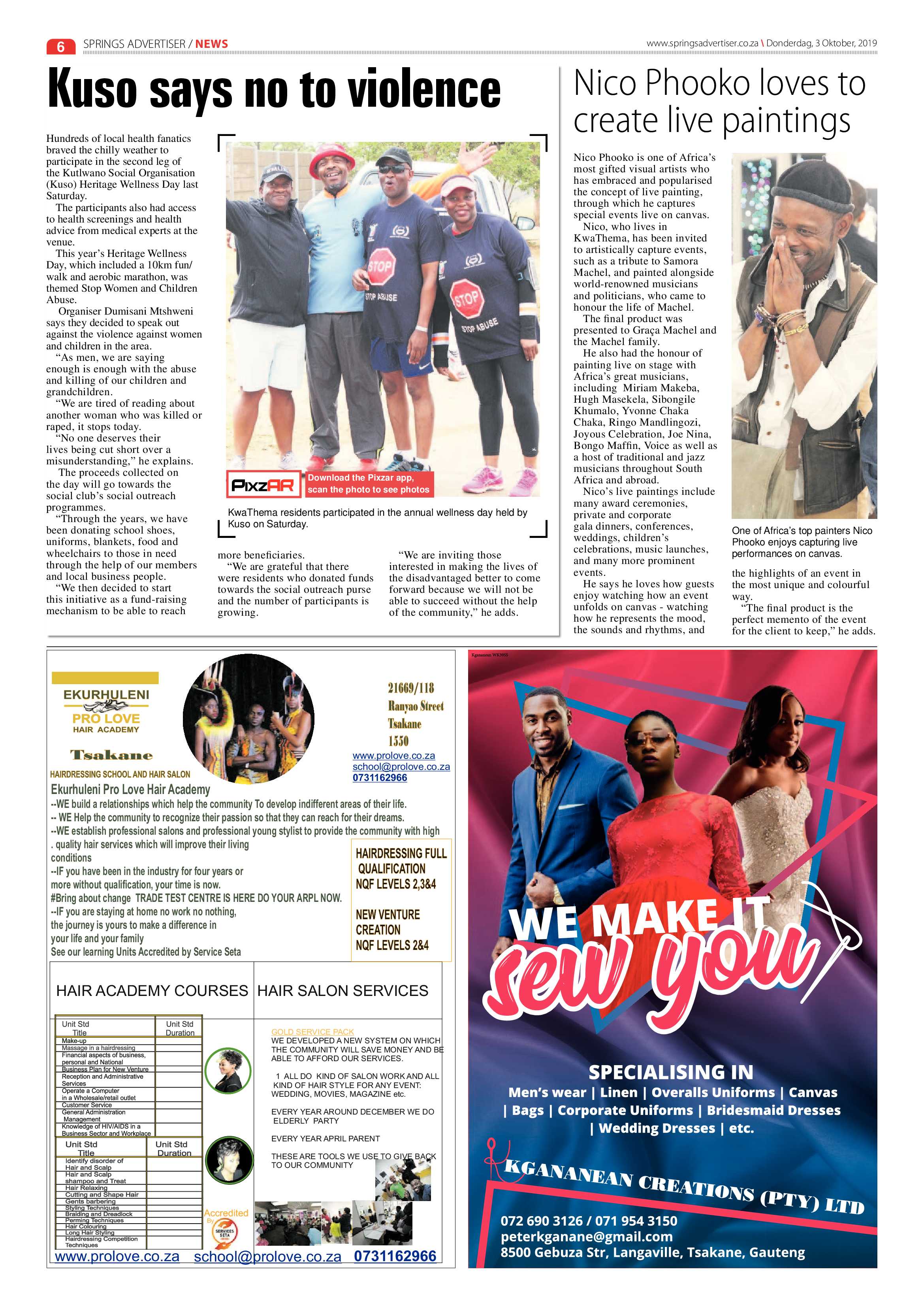Springs Advertiser 03 October 2019 page 6