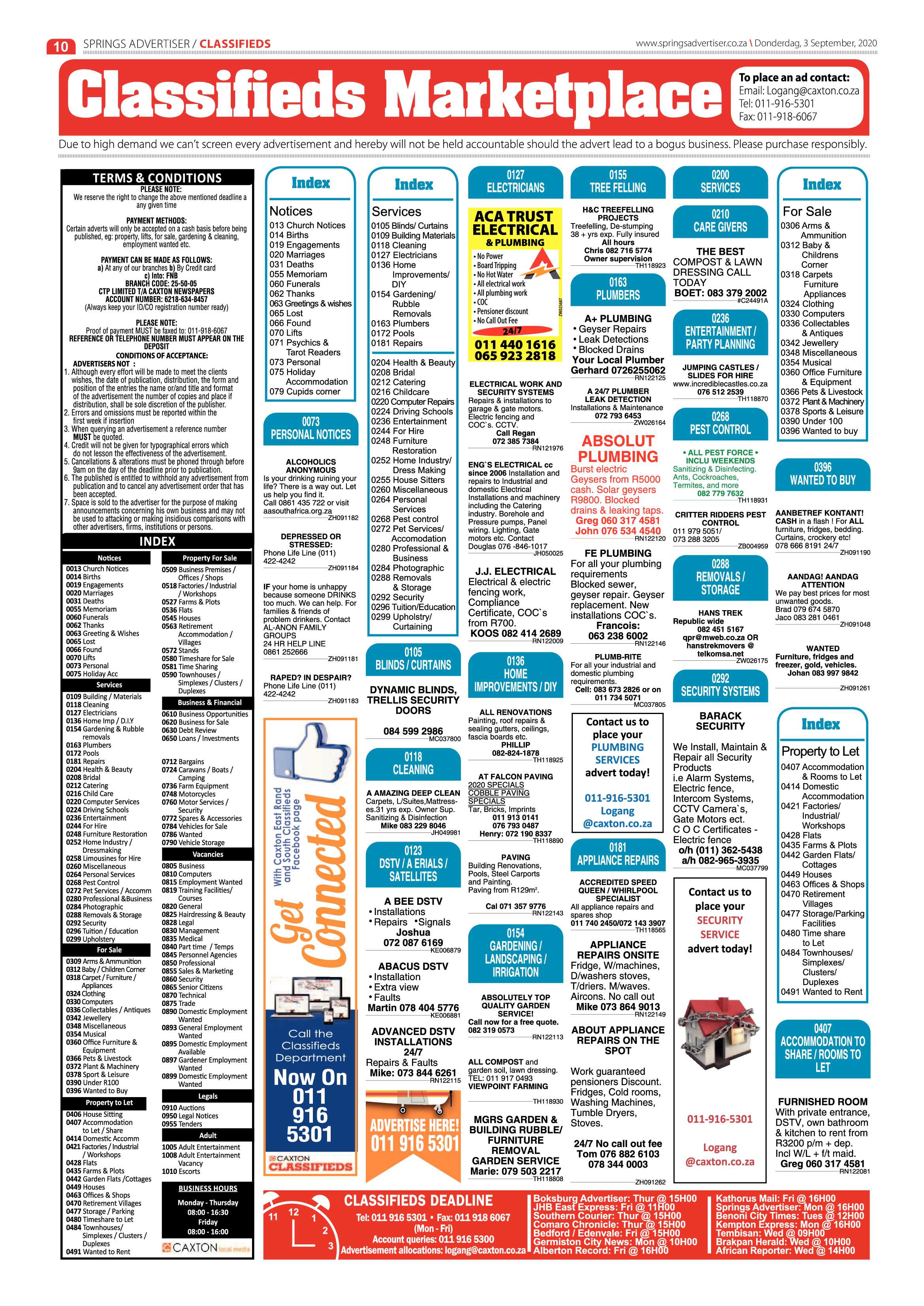 Springs Advertiser 03 September 2020 page 10