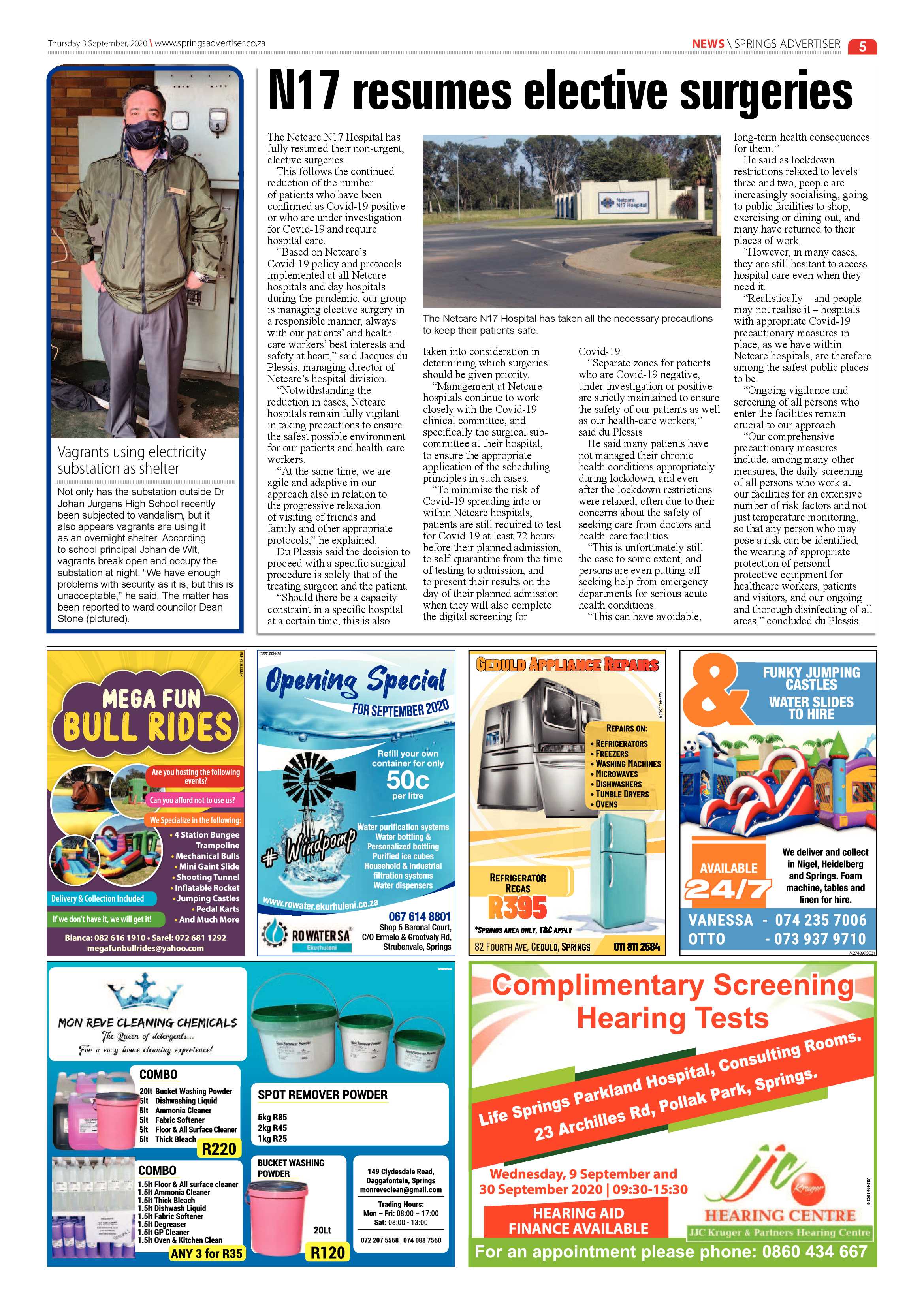 Springs Advertiser 03 September 2020 page 5