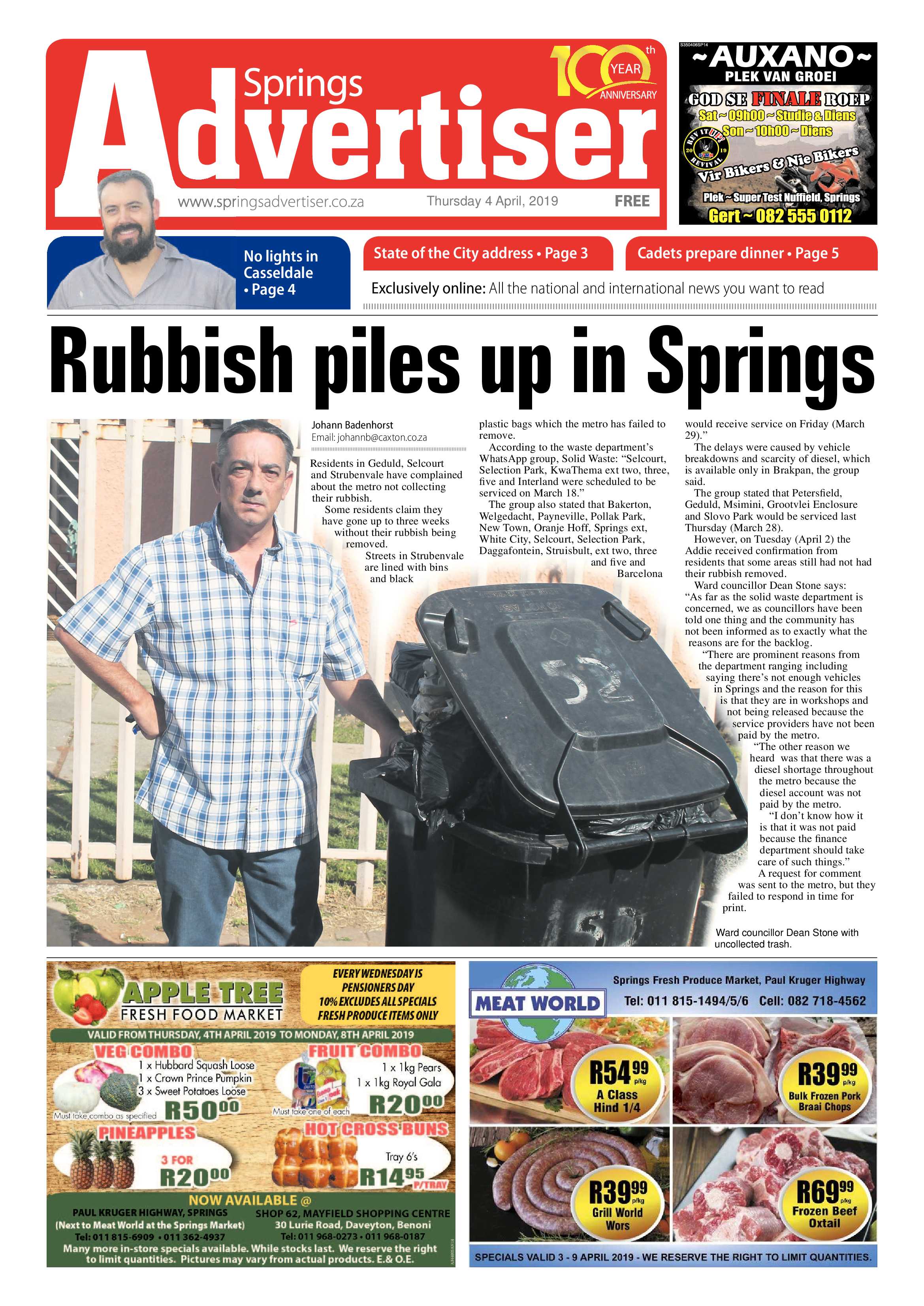 Springs Advertiser 04 April 2019 page 1