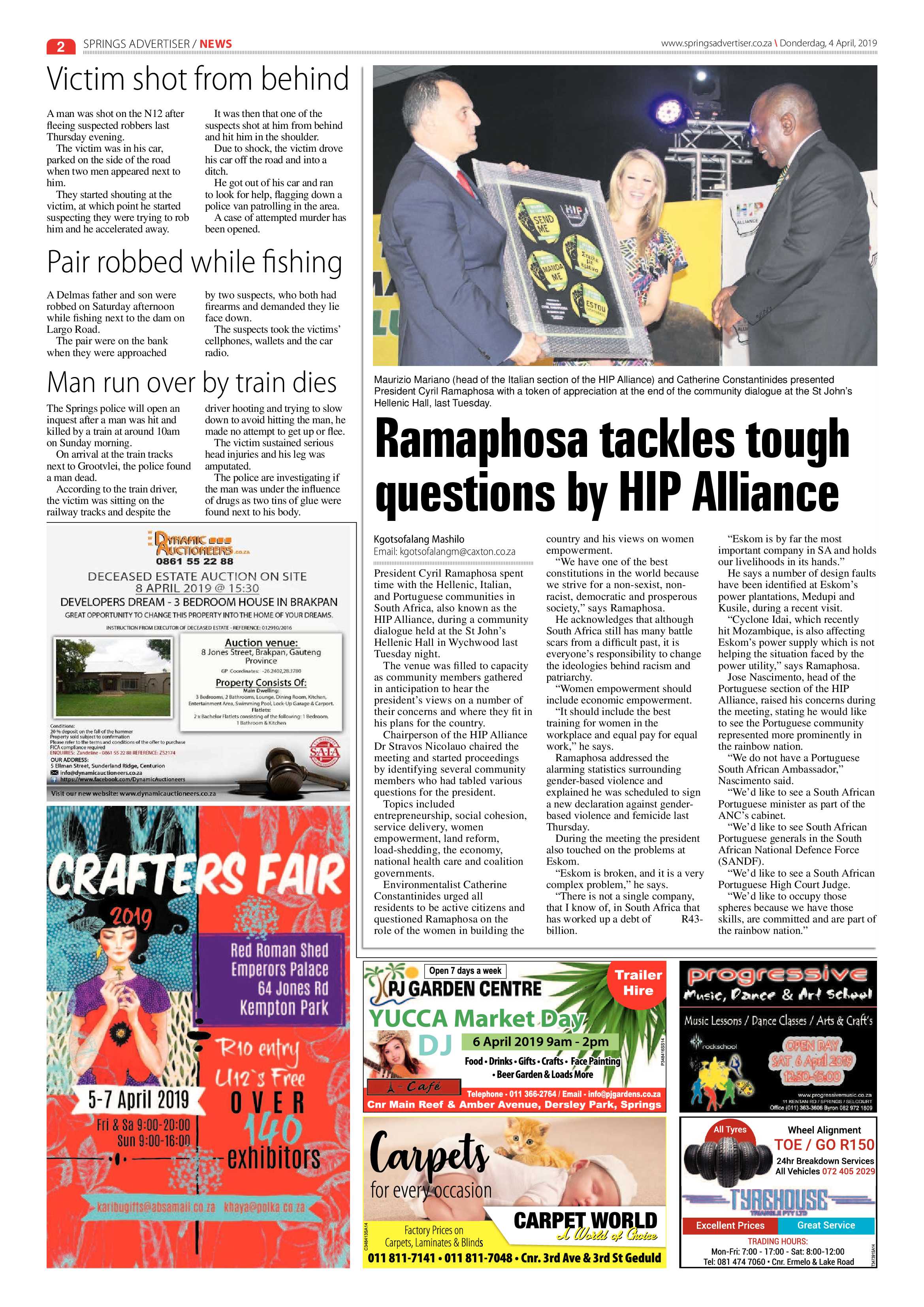 Springs Advertiser 04 April 2019 page 2