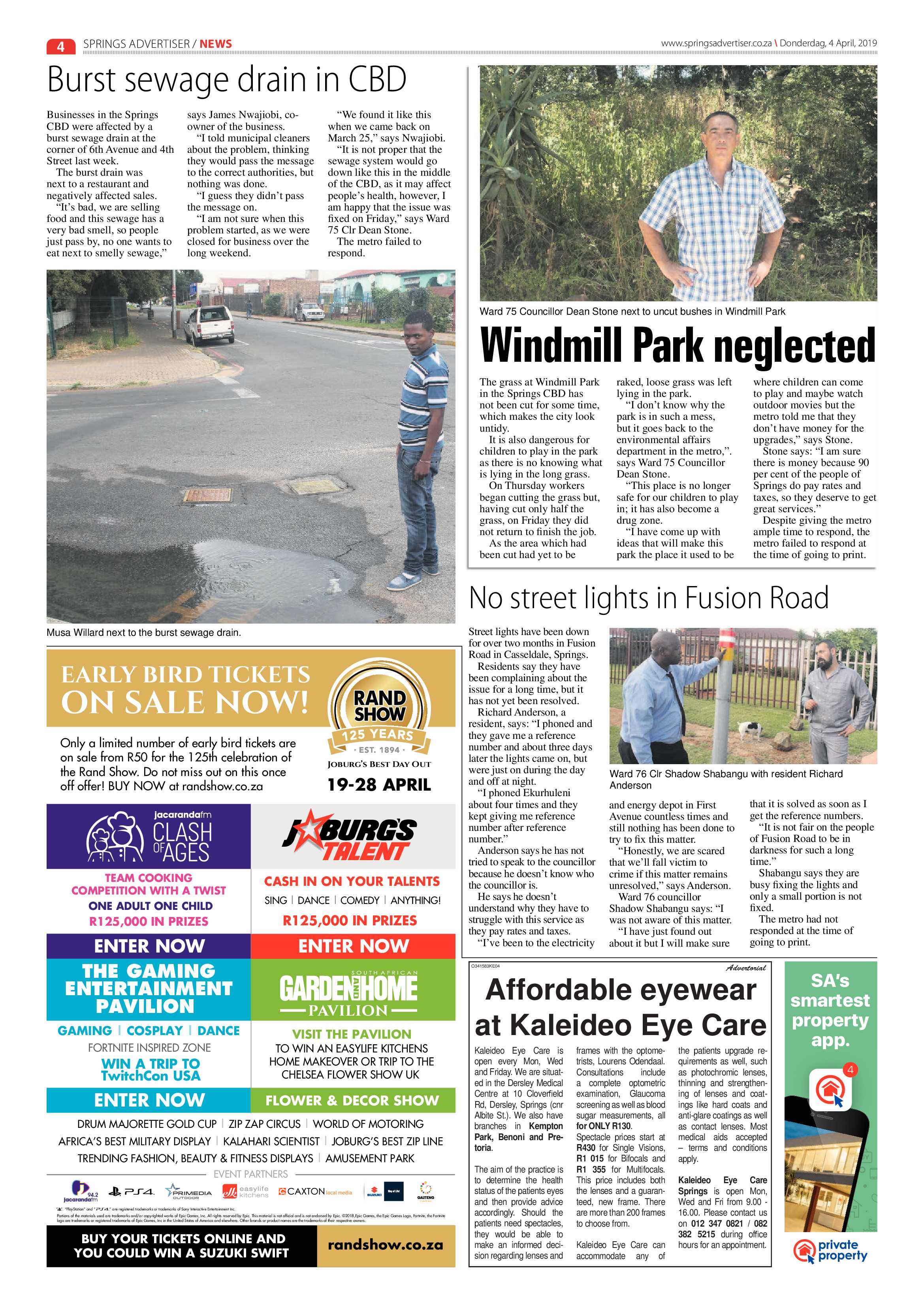 Springs Advertiser 04 April 2019 page 4