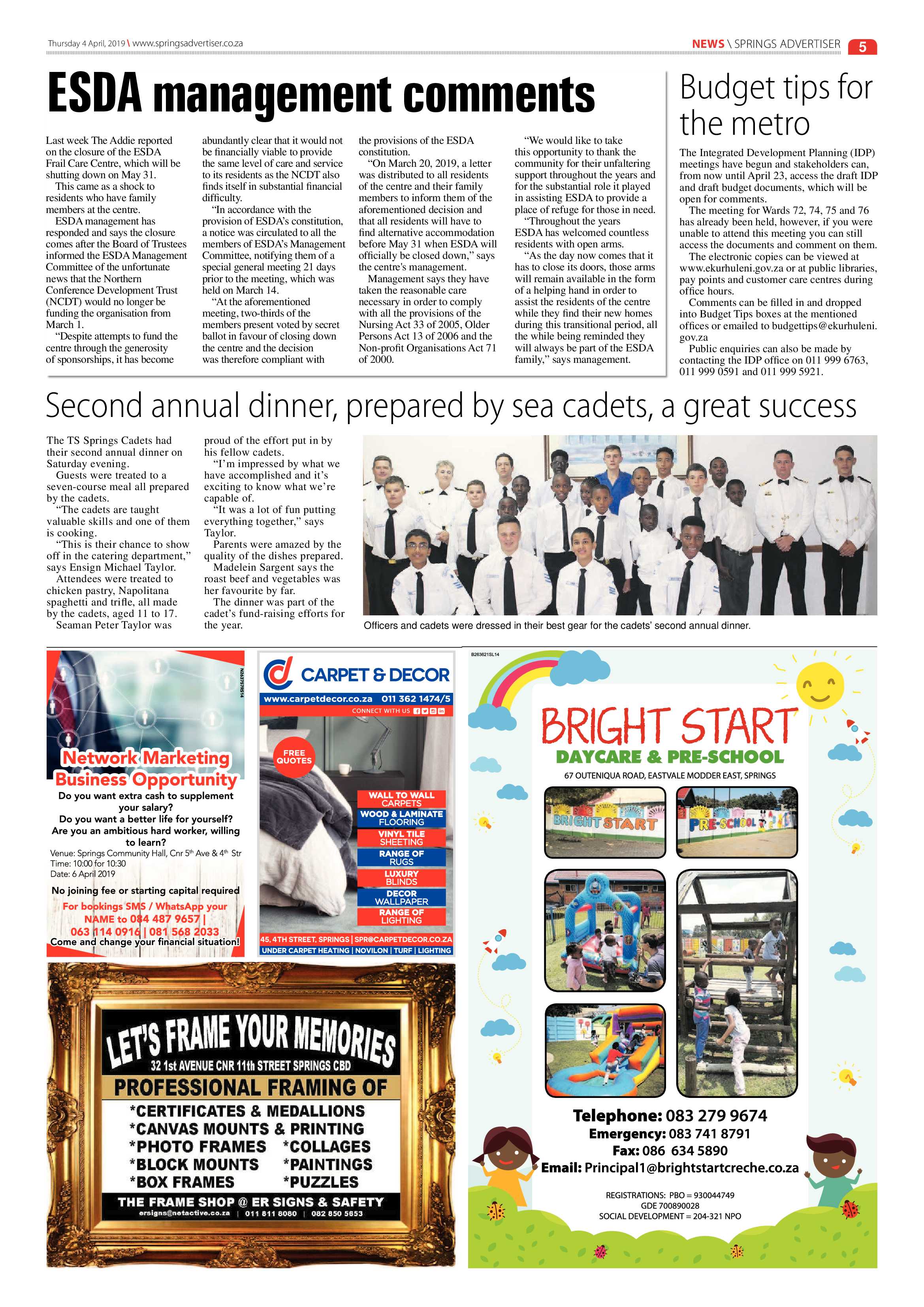 Springs Advertiser 04 April 2019 page 5