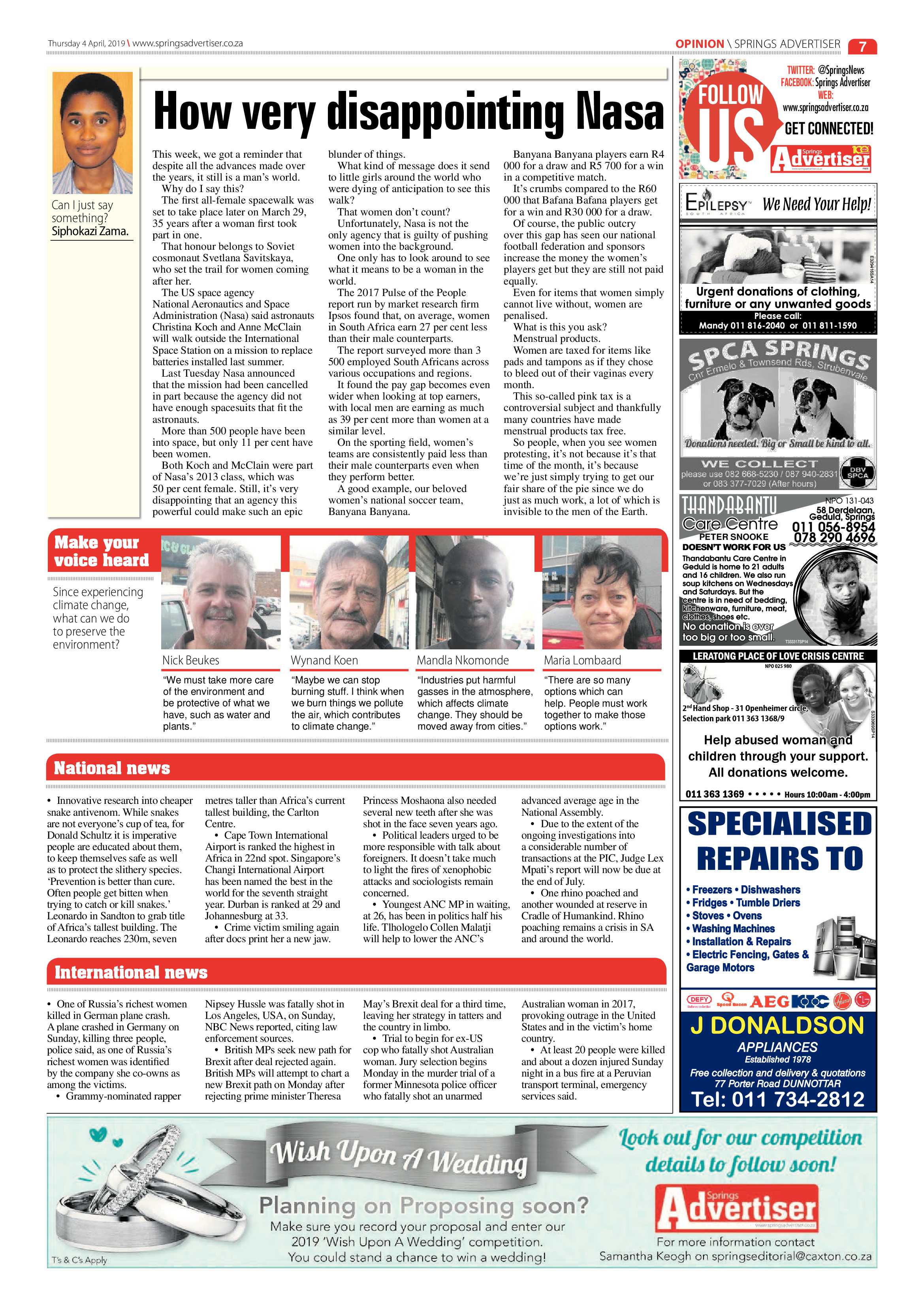 Springs Advertiser 04 April 2019 page 7