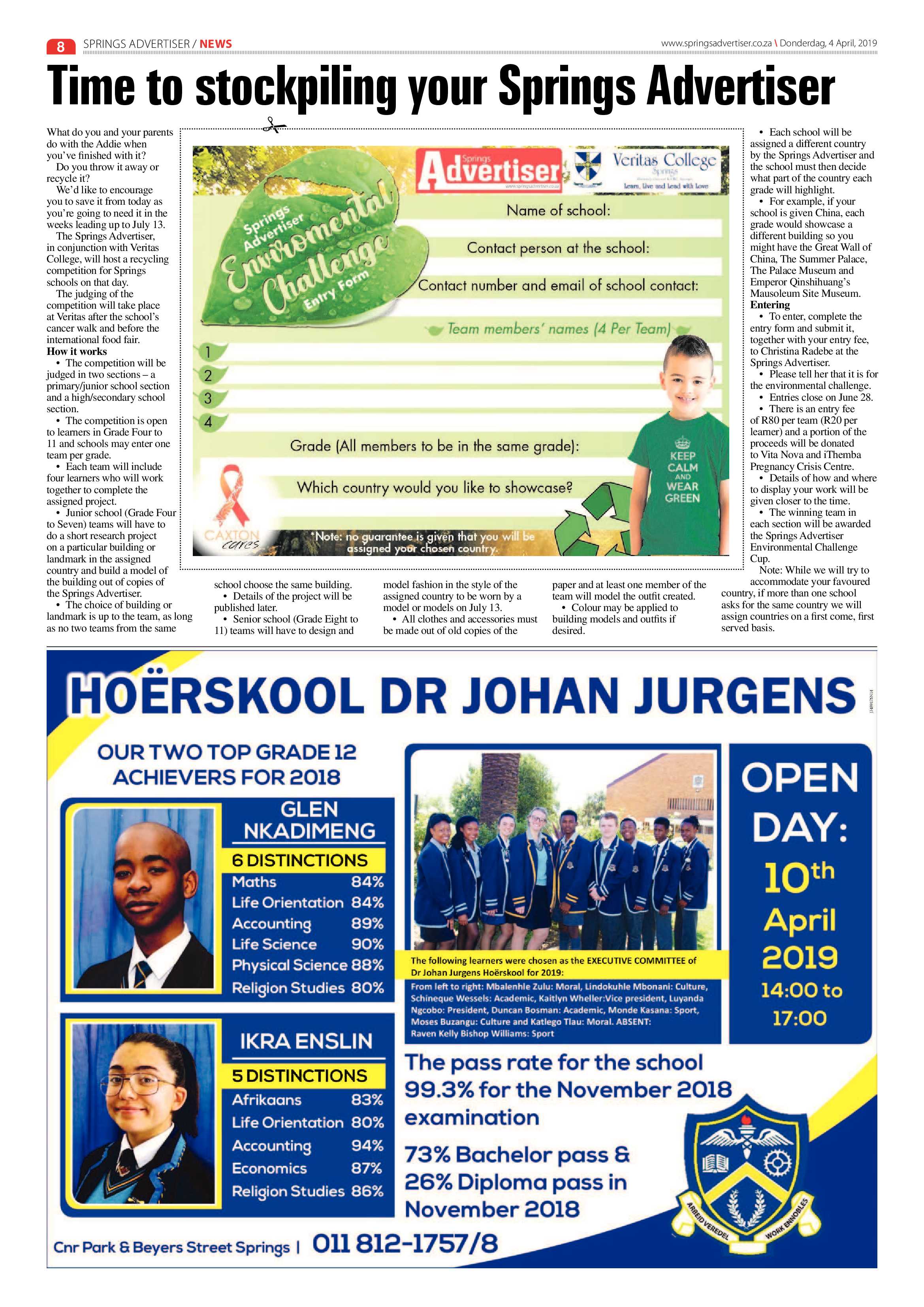 Springs Advertiser 04 April 2019 page 8