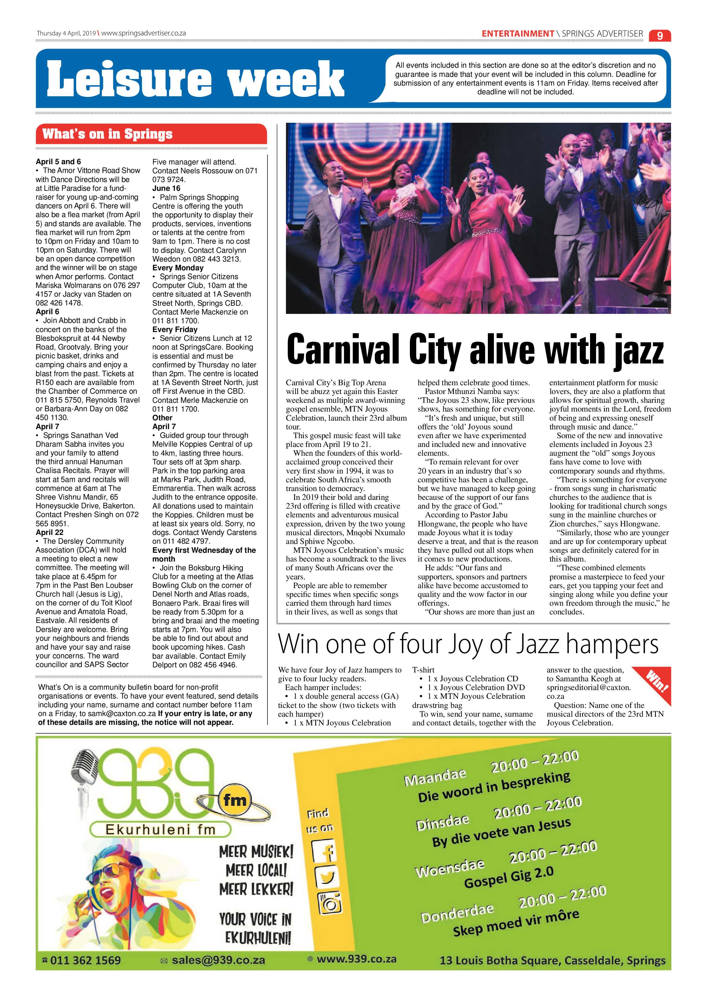 Springs Advertiser 04 April 2019 page 9