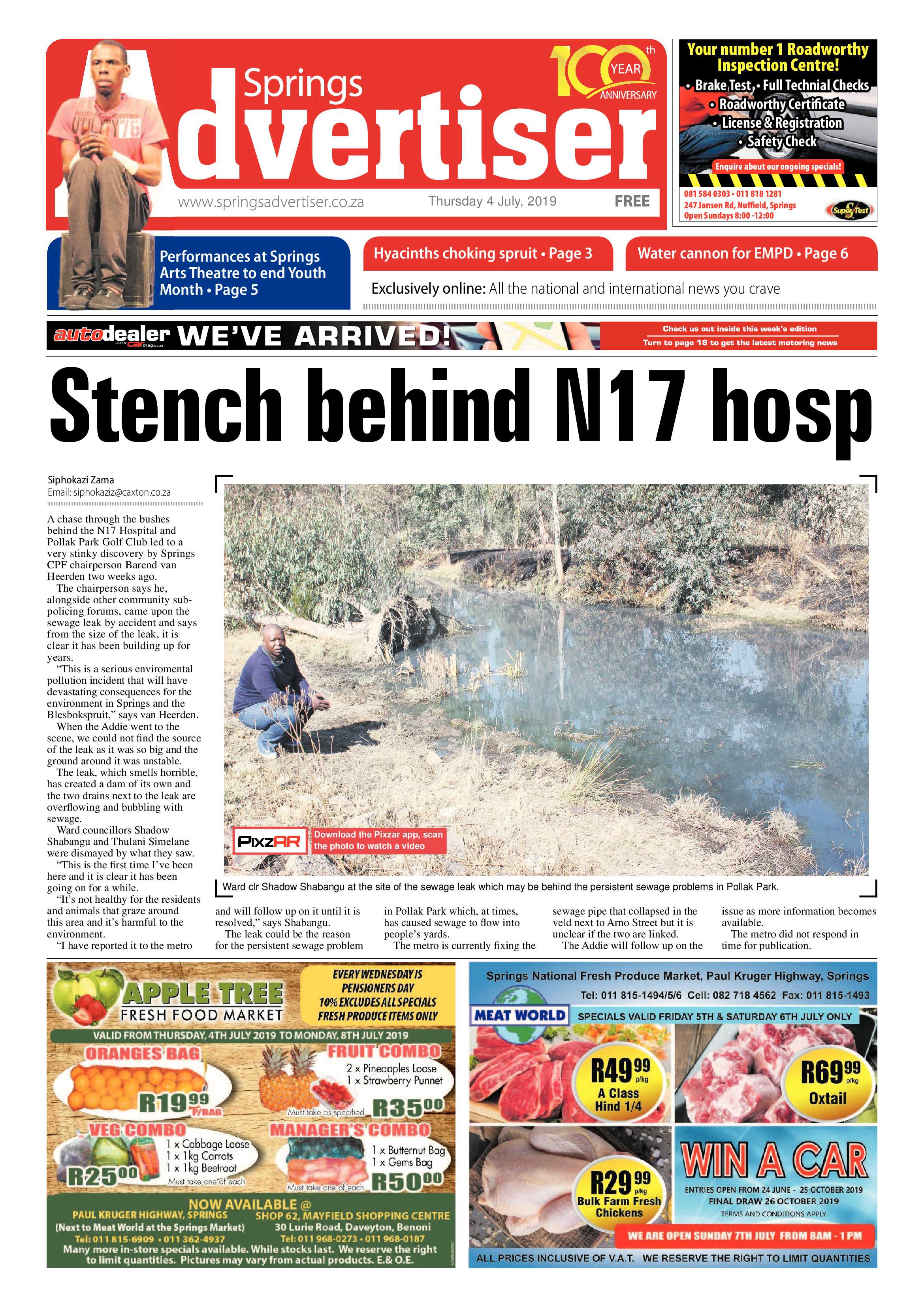 Springs Advertiser 04 July 2019 page 1
