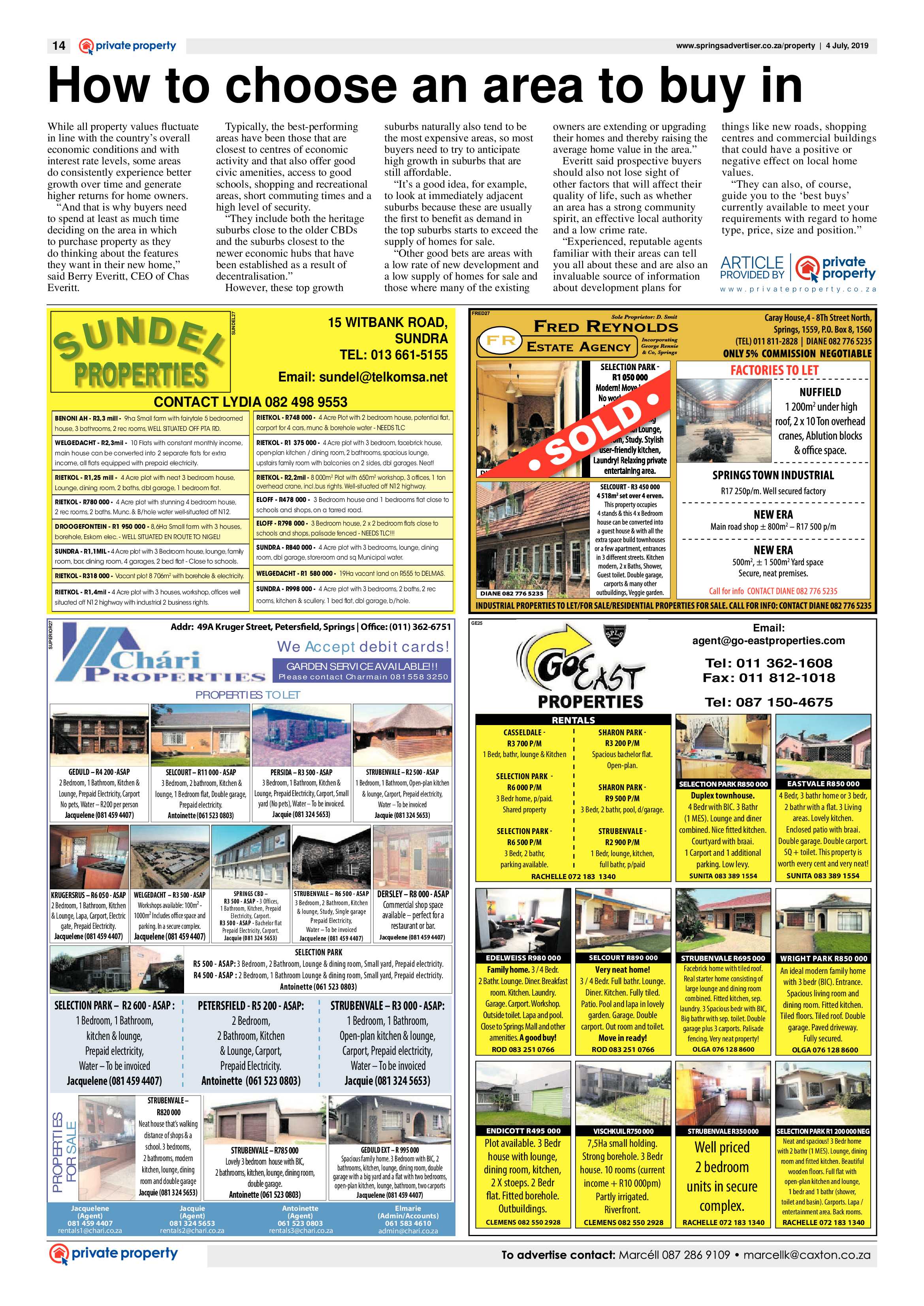 Springs Advertiser 04 July 2019 page 14