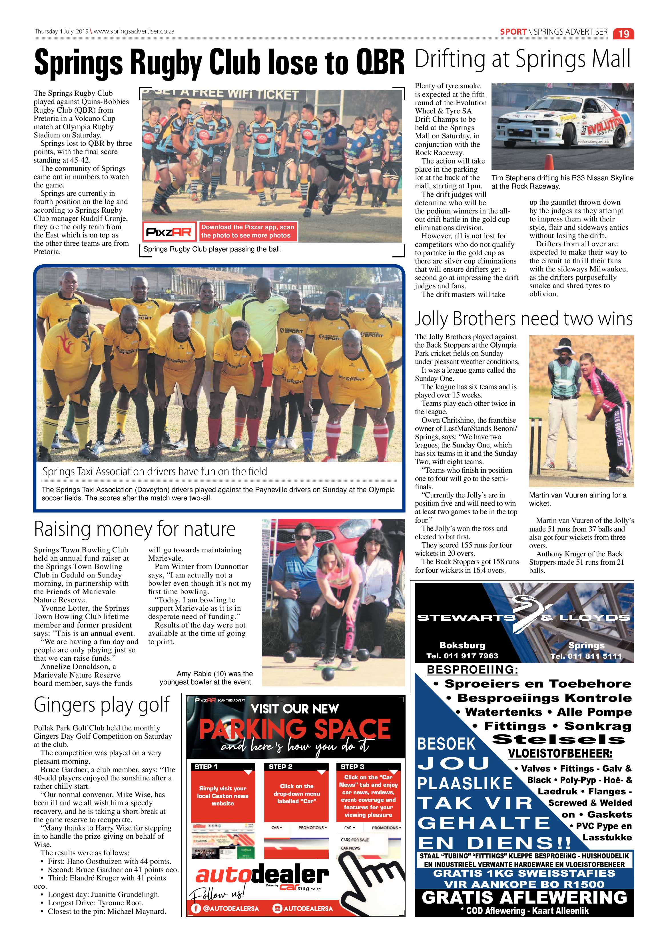 Springs Advertiser 04 July 2019 page 19