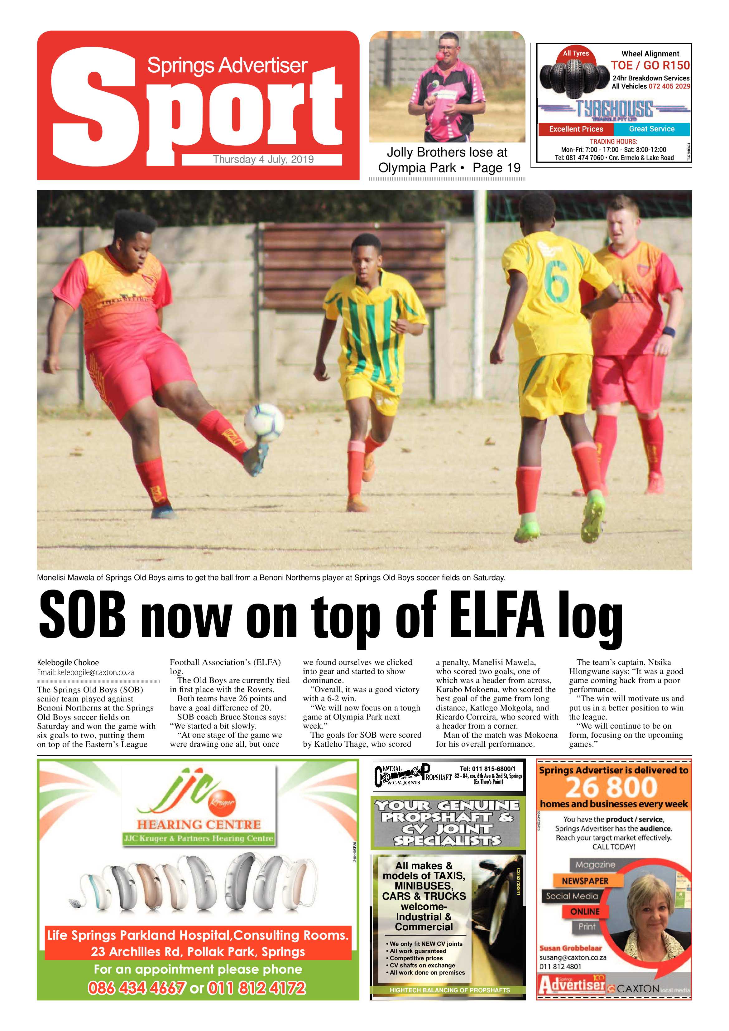 Springs Advertiser 04 July 2019 page 20
