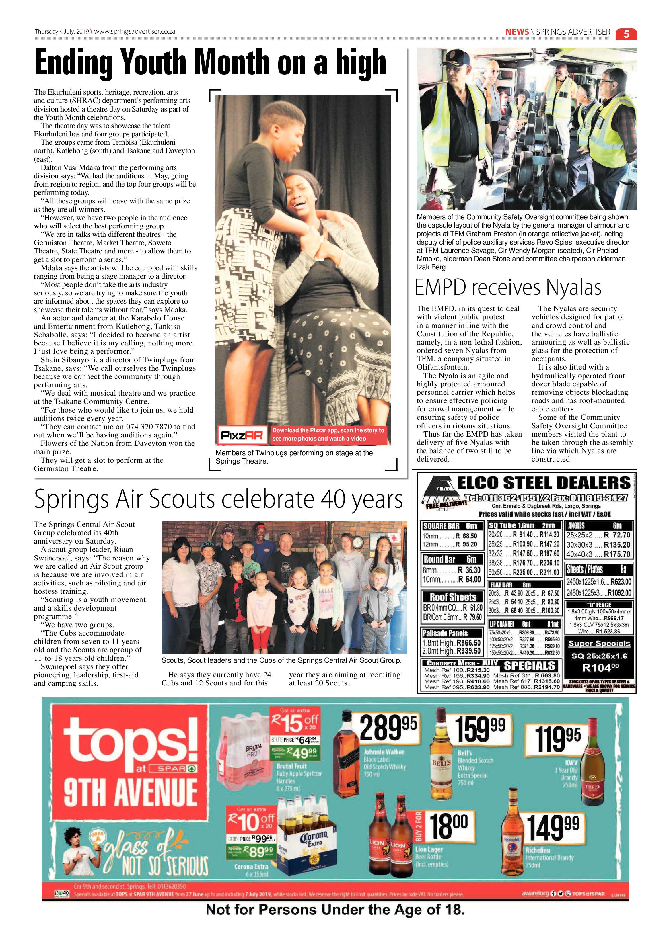 Springs Advertiser 04 July 2019 page 5