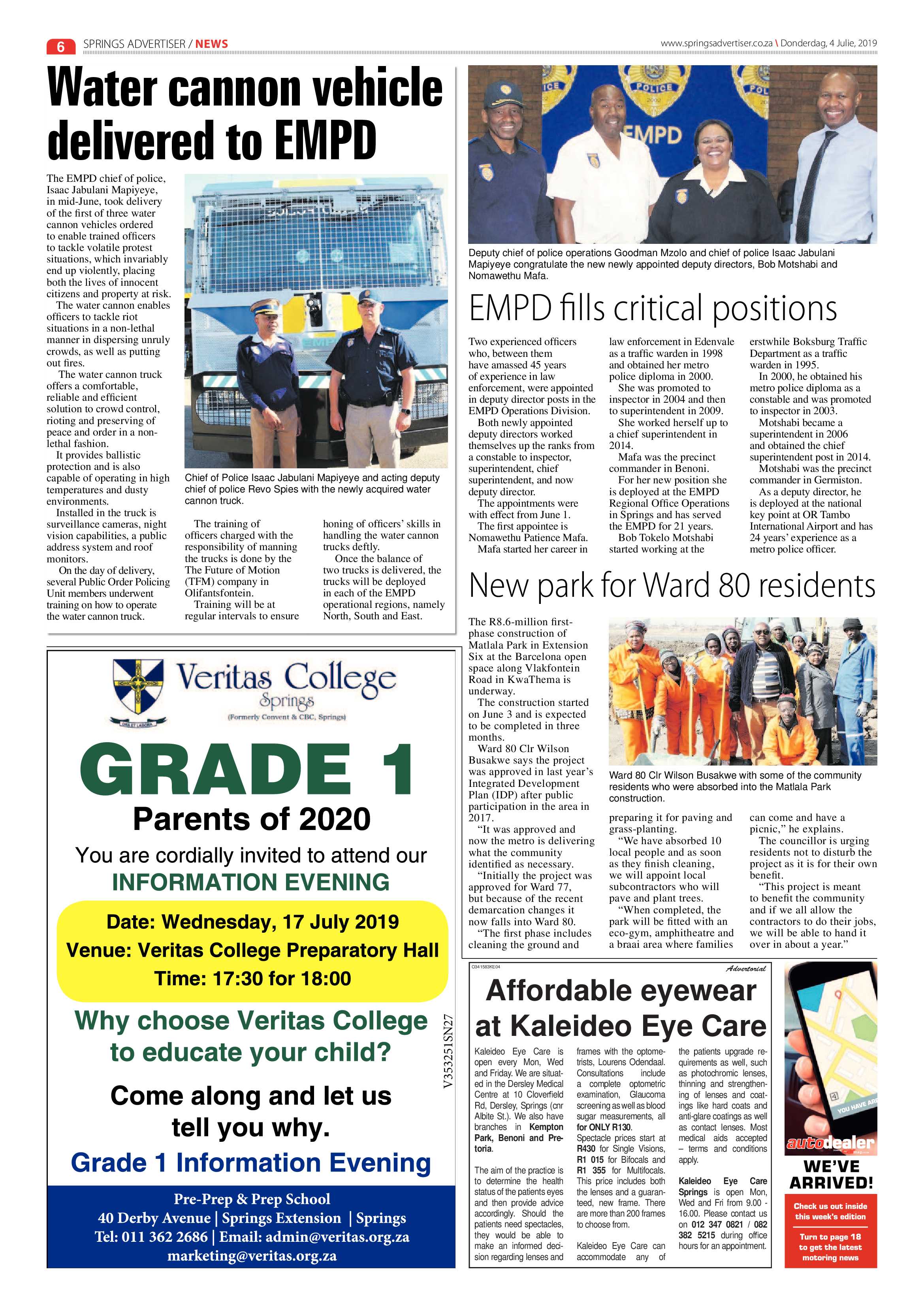 Springs Advertiser 04 July 2019 page 6