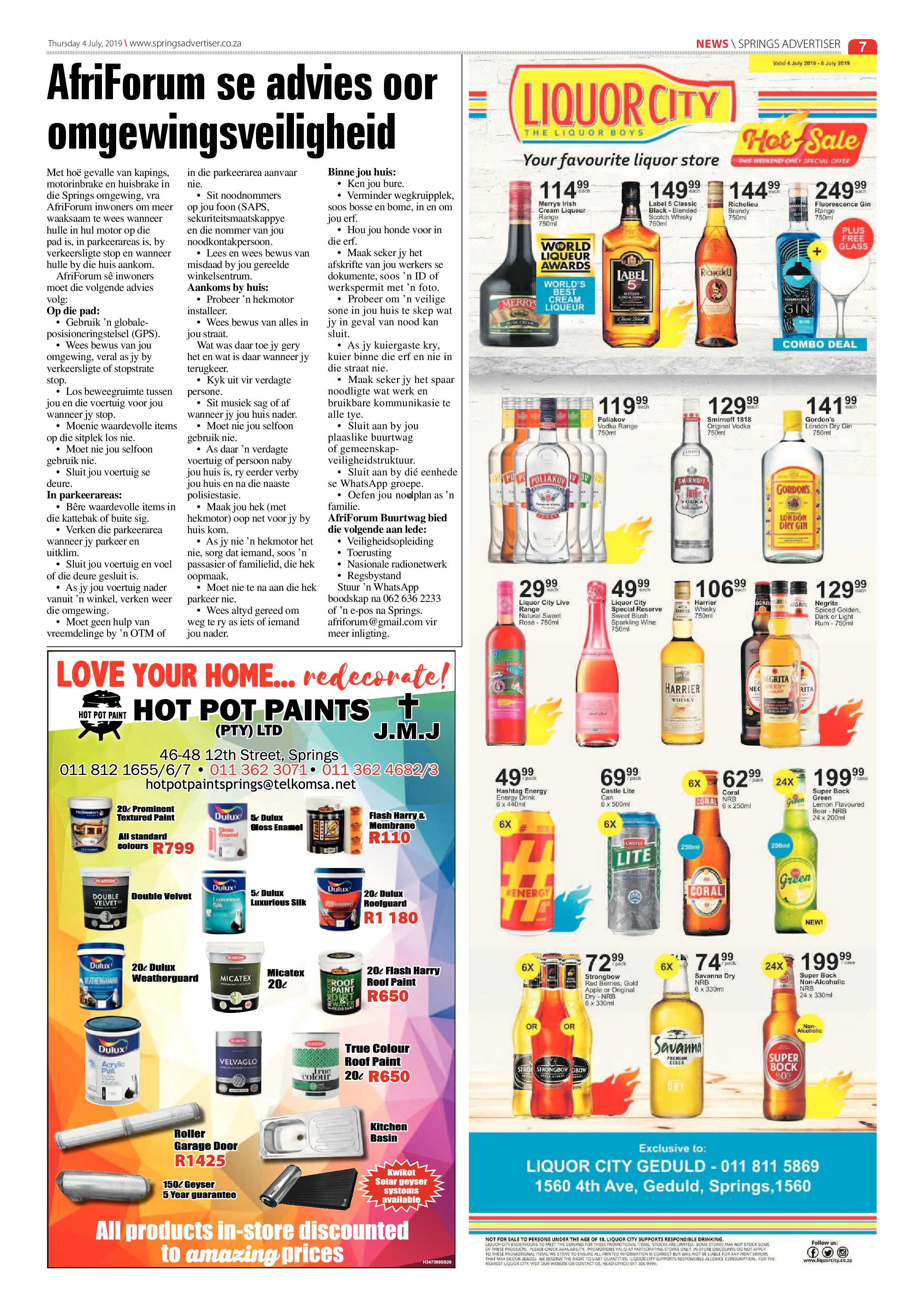 Springs Advertiser 04 July 2019 page 7