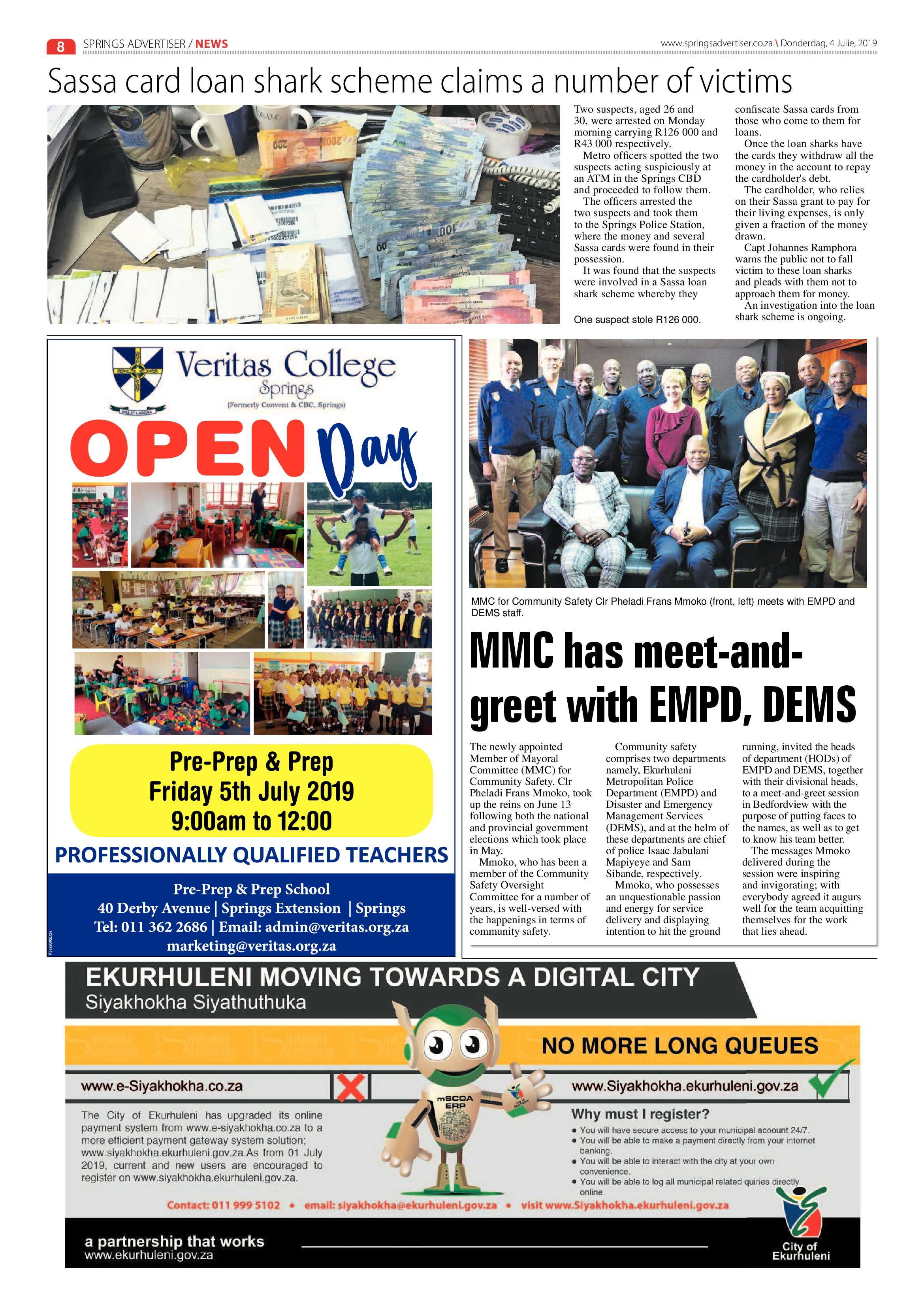 Springs Advertiser 04 July 2019 page 8
