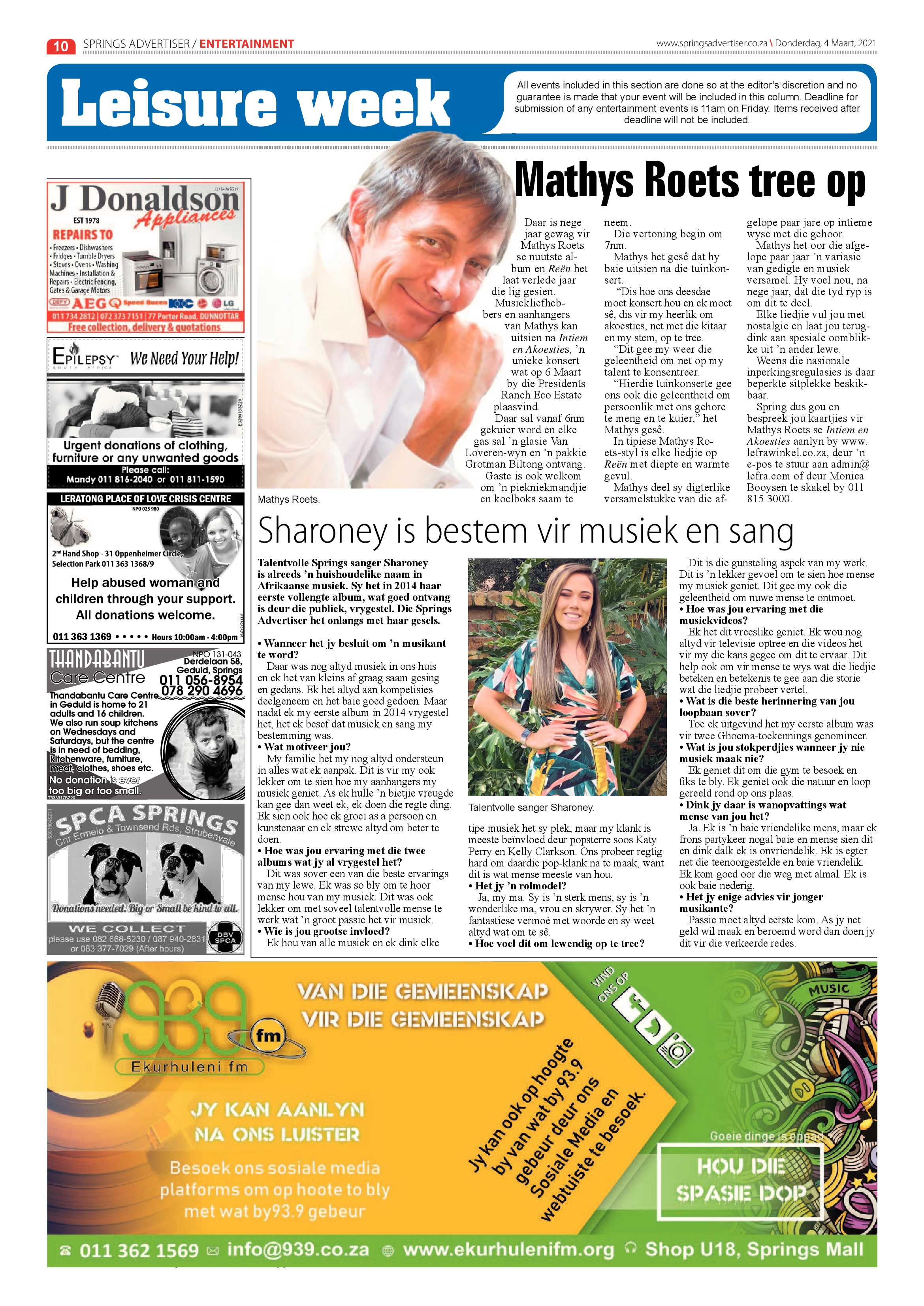 Springs Advertiser 04 March 2021 page 10