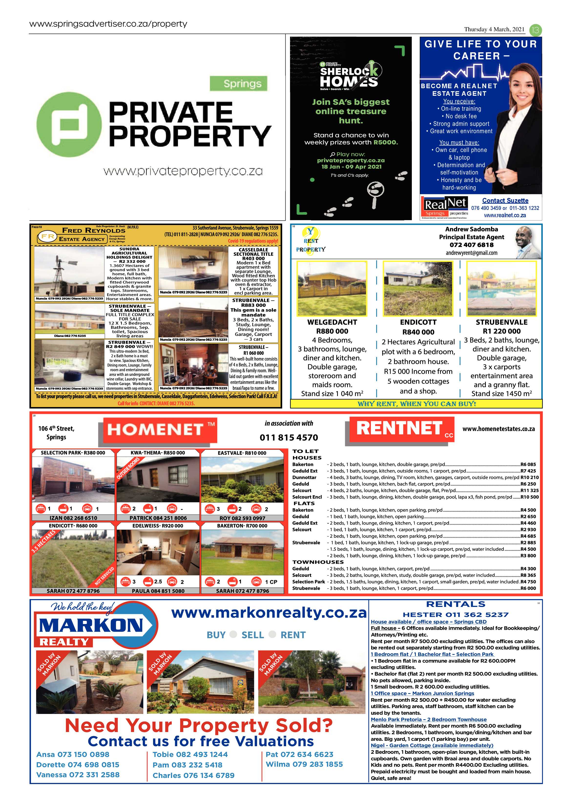 Springs Advertiser 04 March 2021 page 13