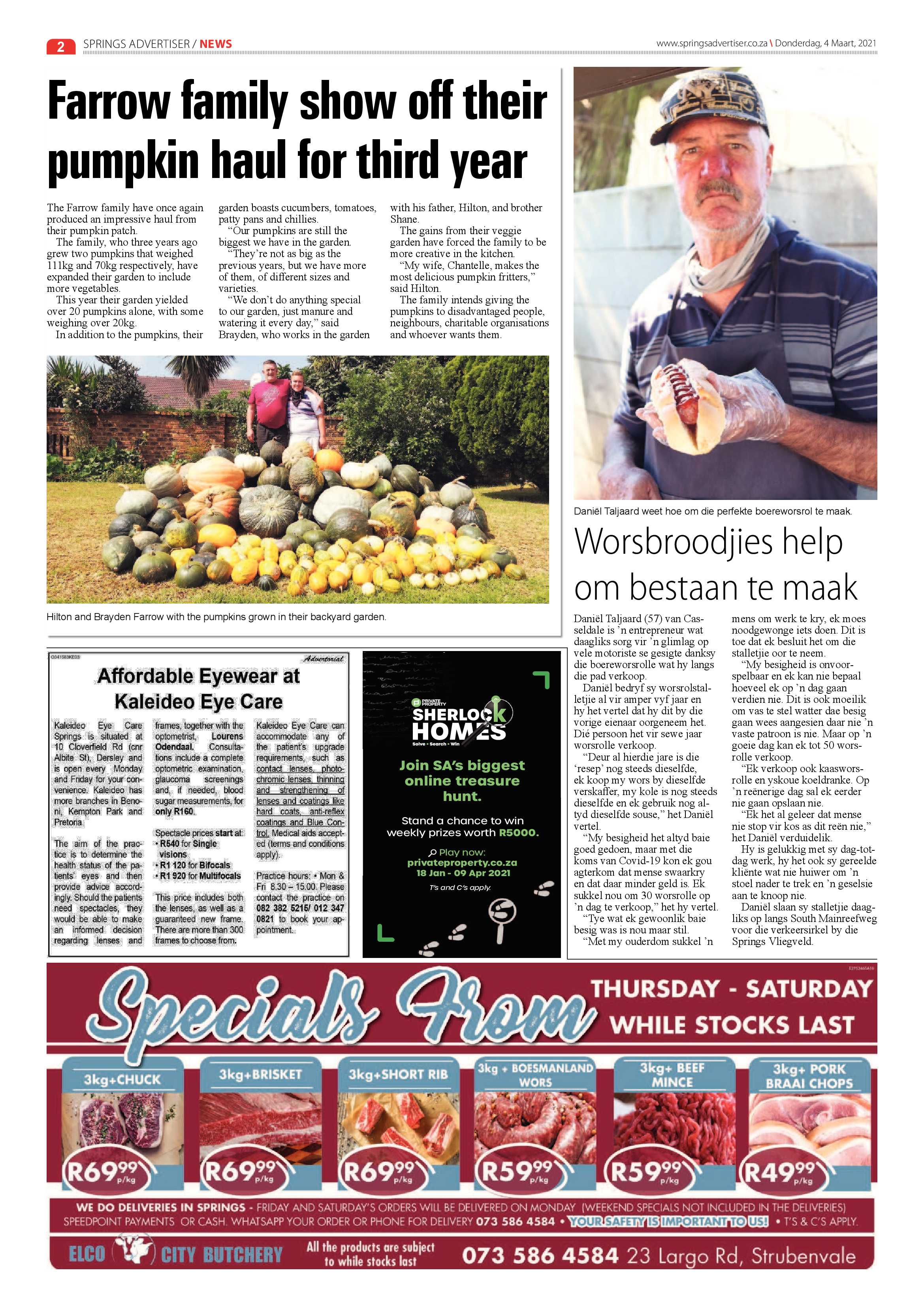 Springs Advertiser 04 March 2021 page 2