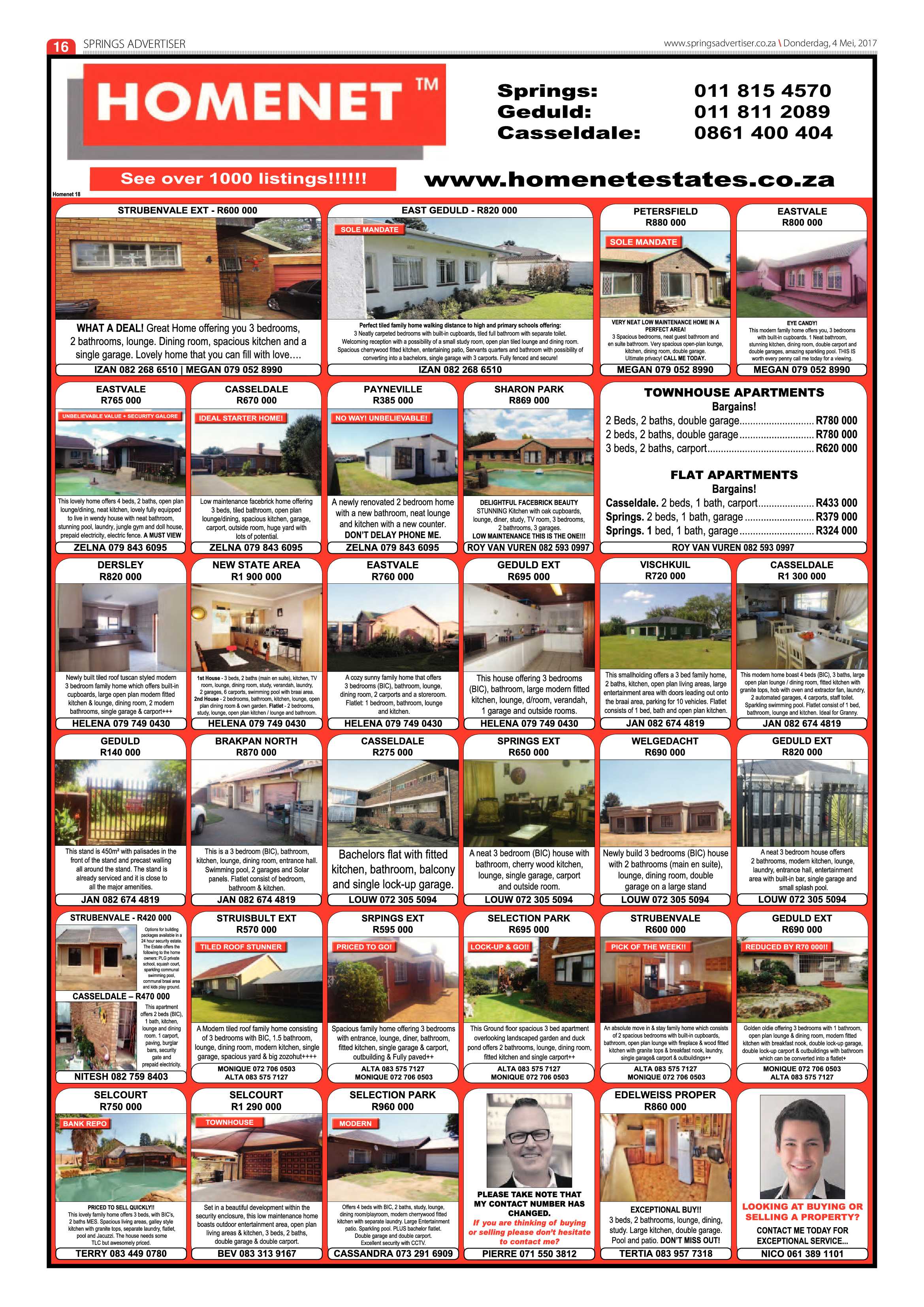 Springs Advertiser 04 May 2017 page 16