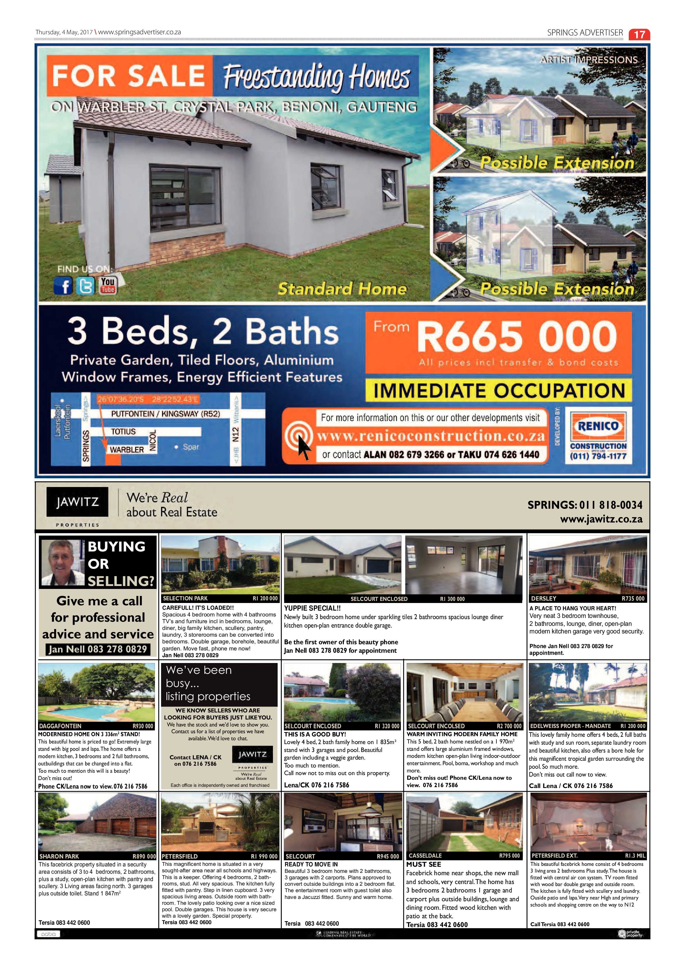 Springs Advertiser 04 May 2017 page 17