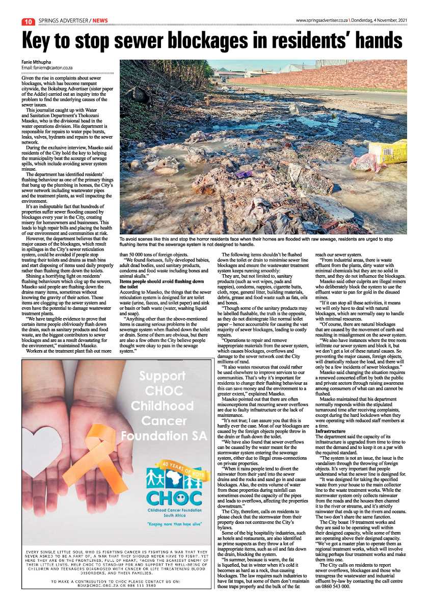 Springs Advertiser 04 November 2021 page 10