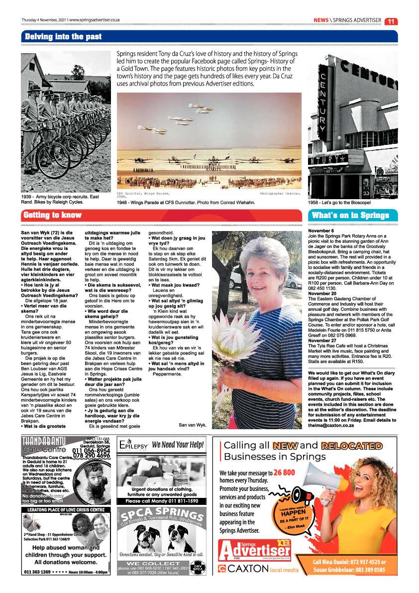 Springs Advertiser 04 November 2021 page 11