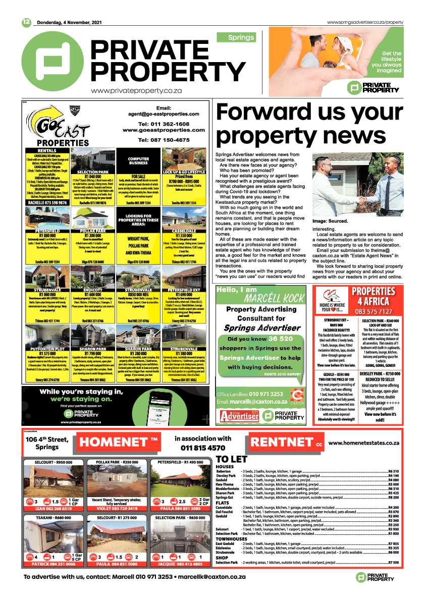Springs Advertiser 04 November 2021 page 12