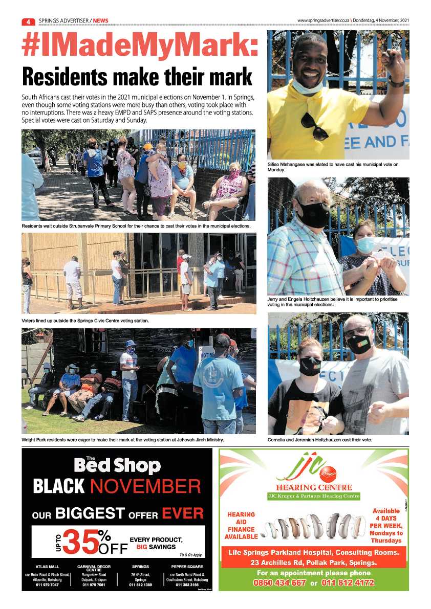 Springs Advertiser 04 November 2021 page 4