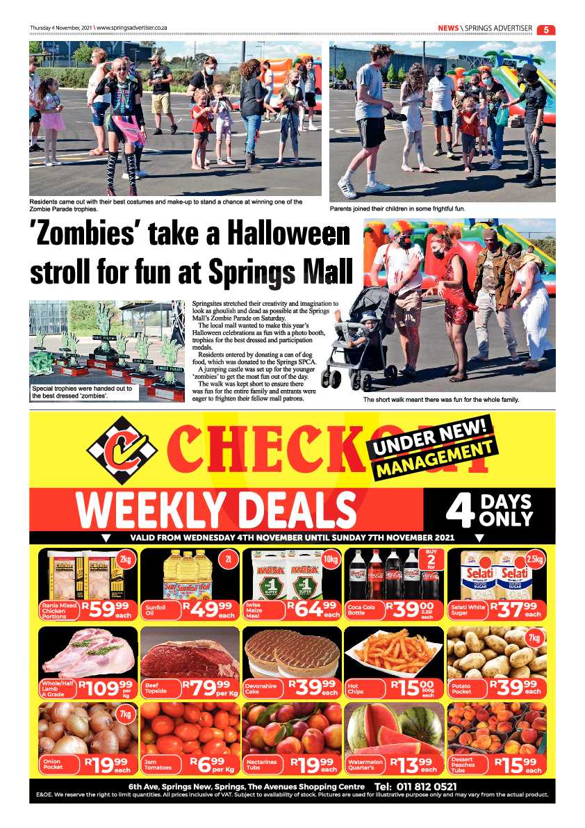 Springs Advertiser 04 November 2021 page 5