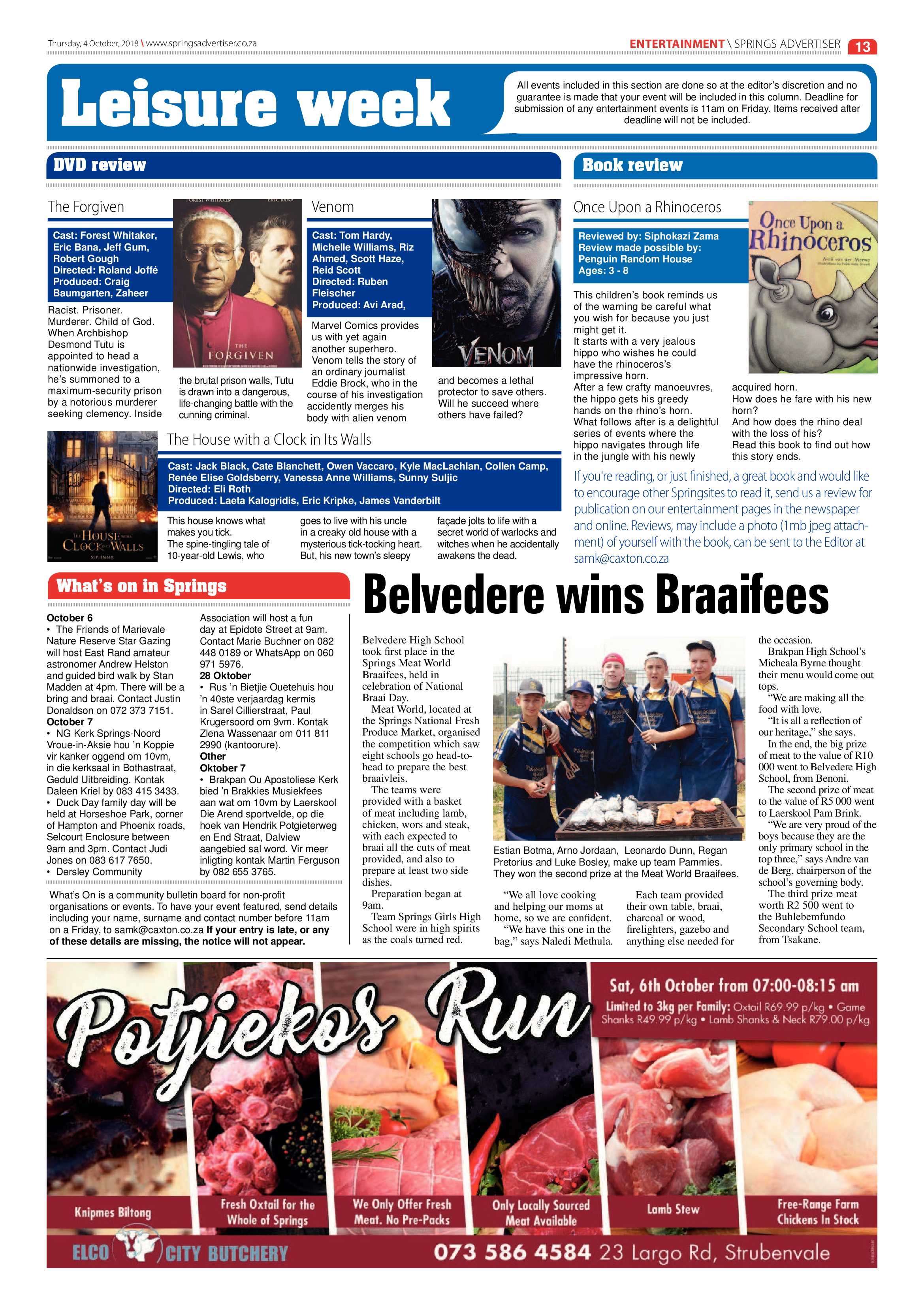 Springs Advertiser 04 October 2018 page 13