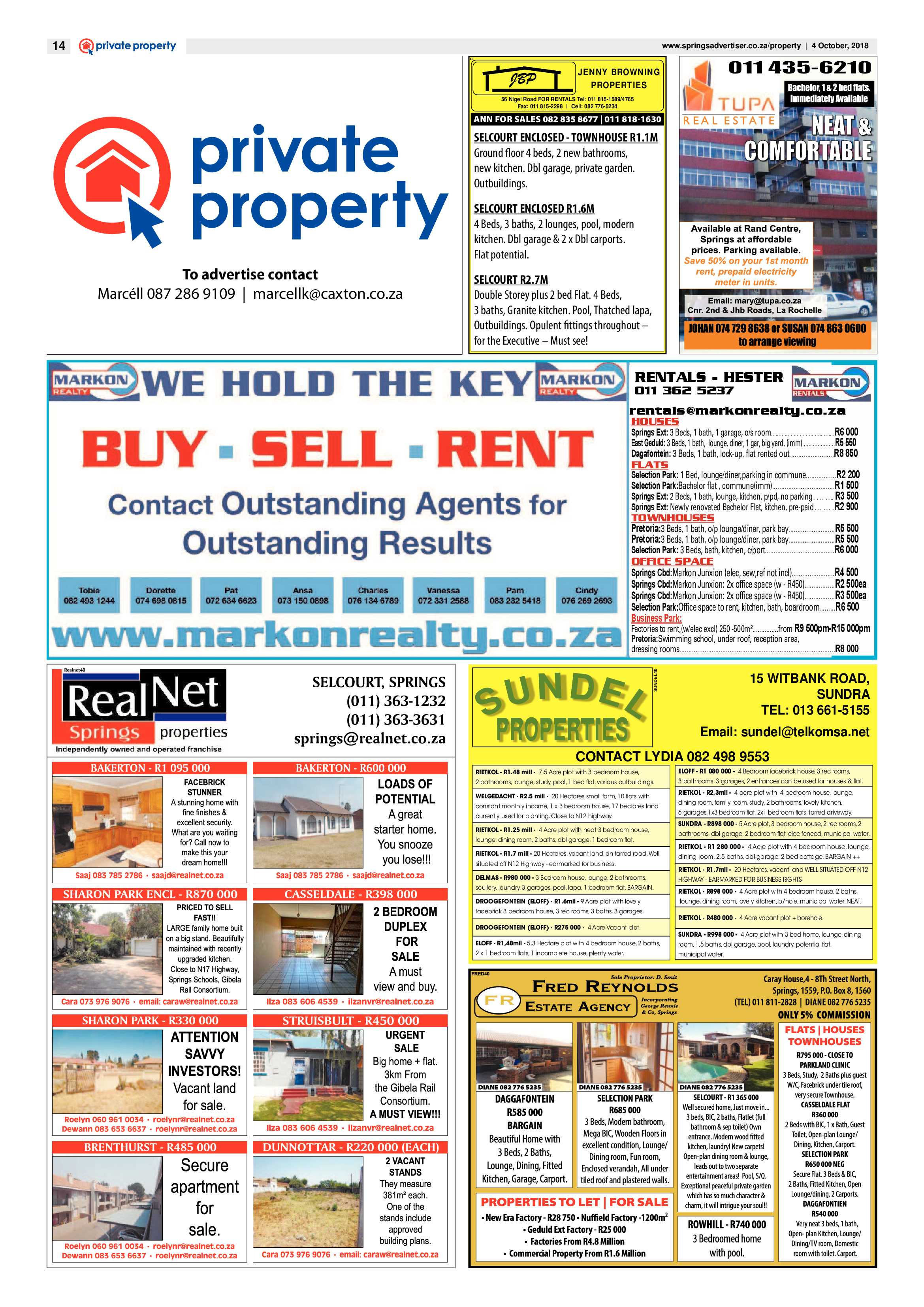 Springs Advertiser 04 October 2018 page 14
