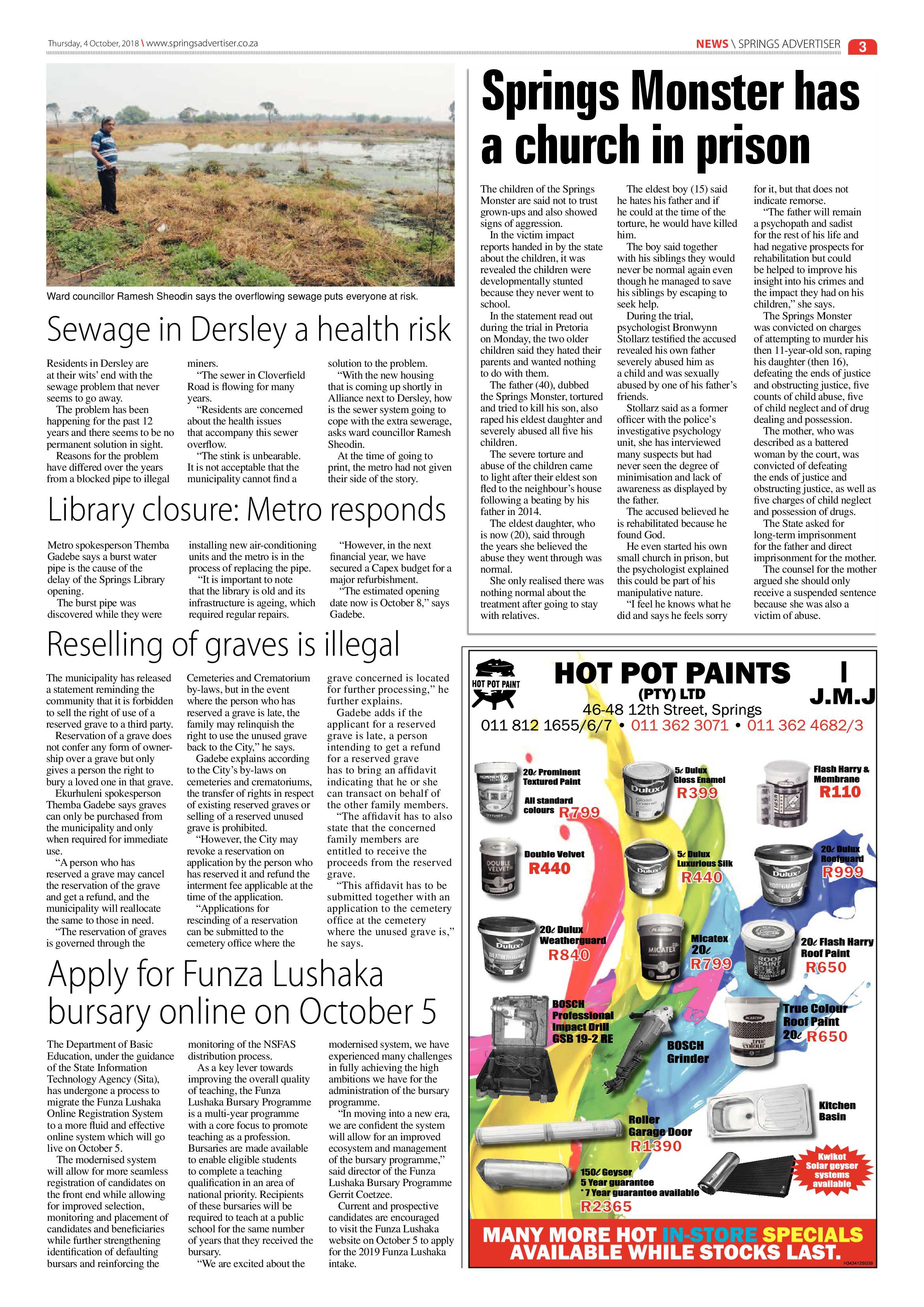 Springs Advertiser 04 October 2018 page 3