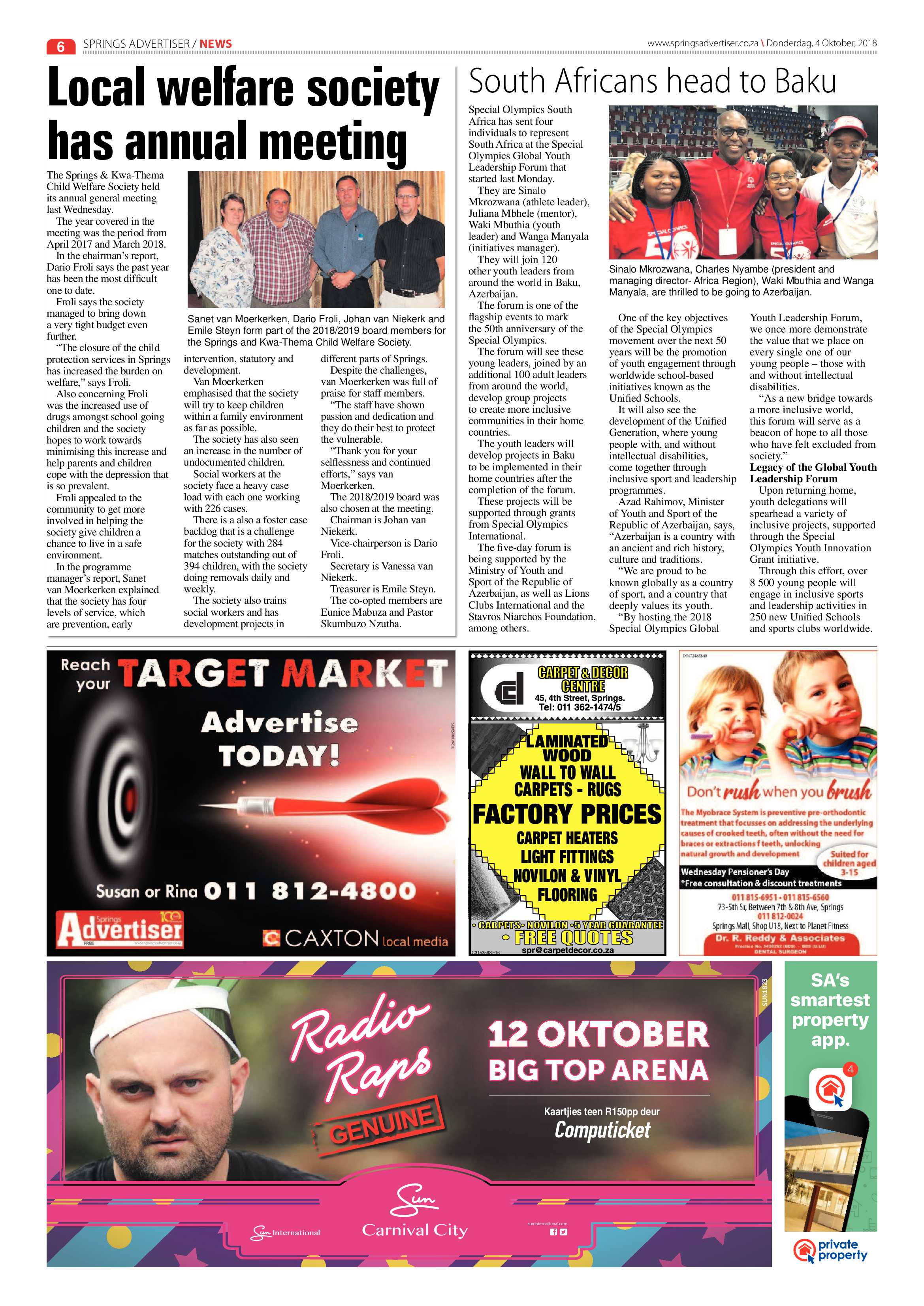 Springs Advertiser 04 October 2018 page 6