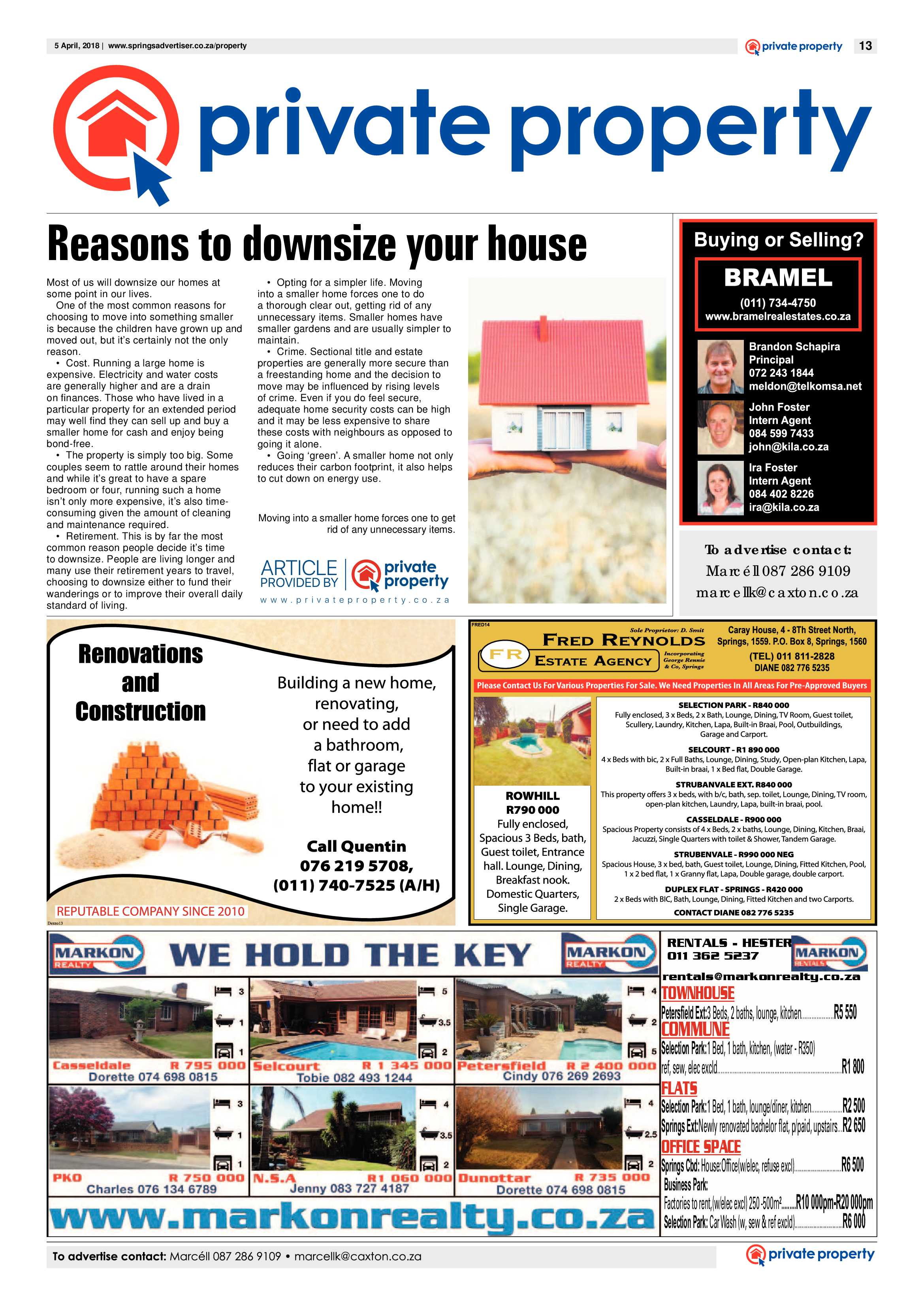Springs Advertiser 05 April 2018 page 13