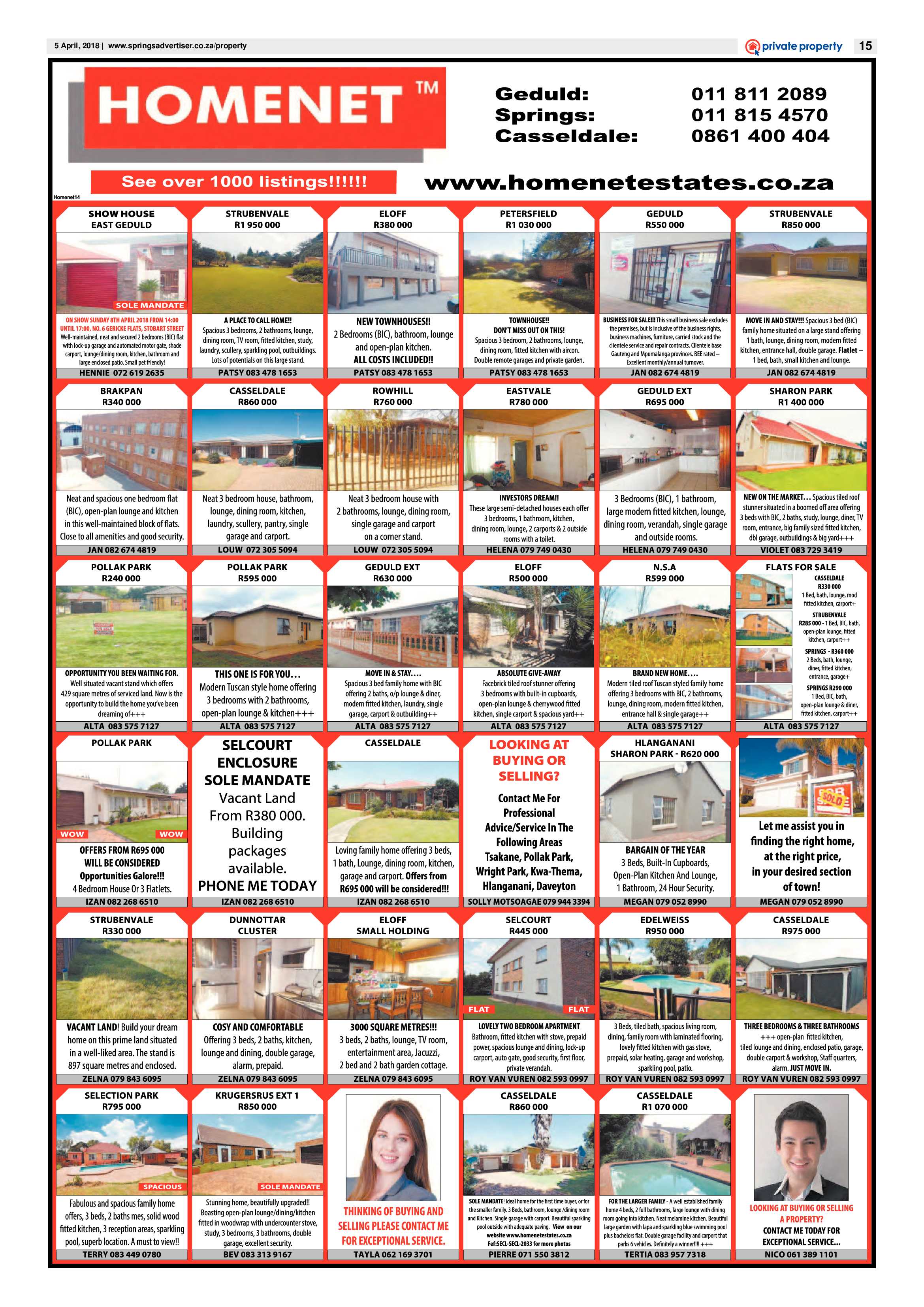Springs Advertiser 05 April 2018 page 15