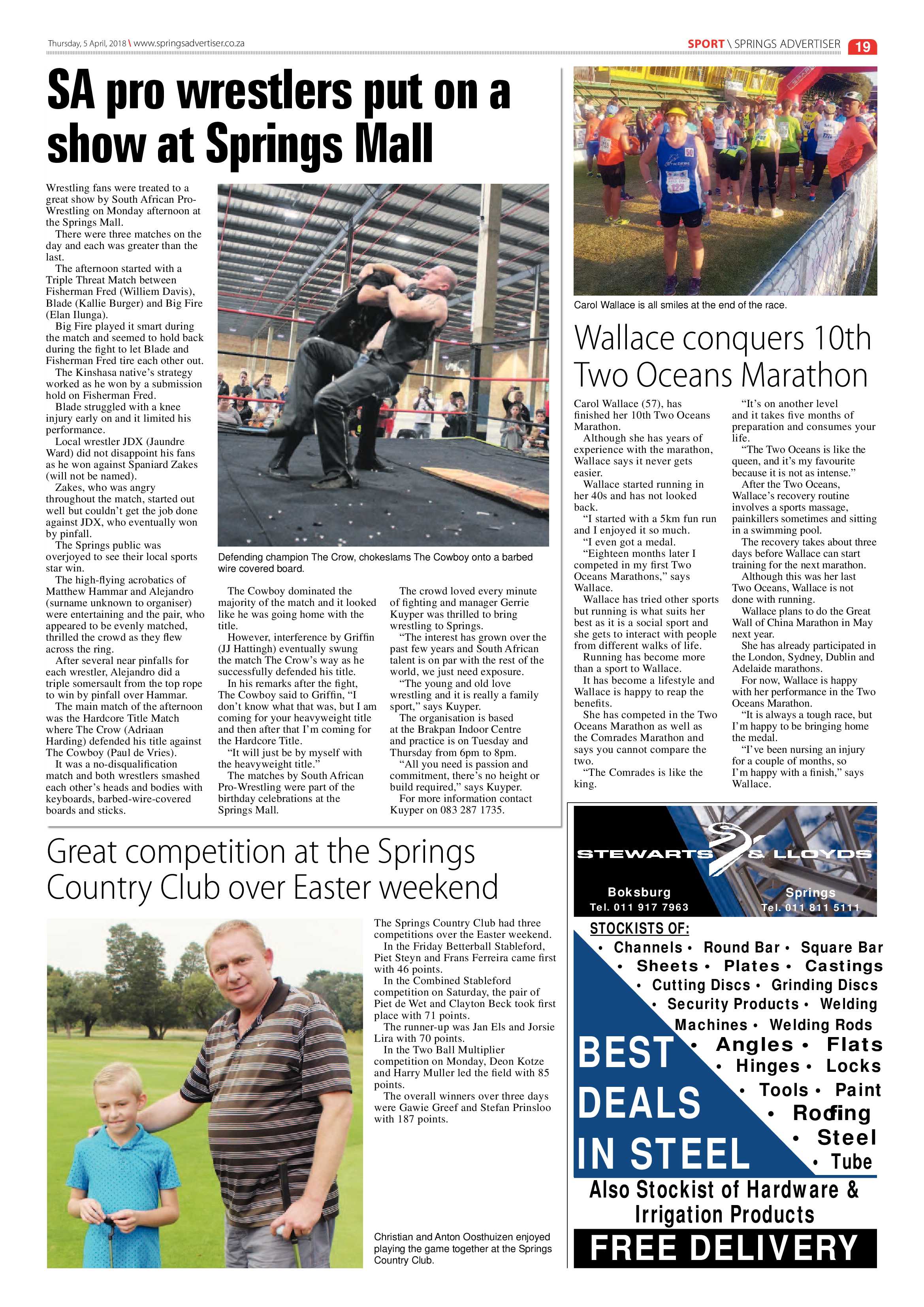Springs Advertiser 05 April 2018 page 19