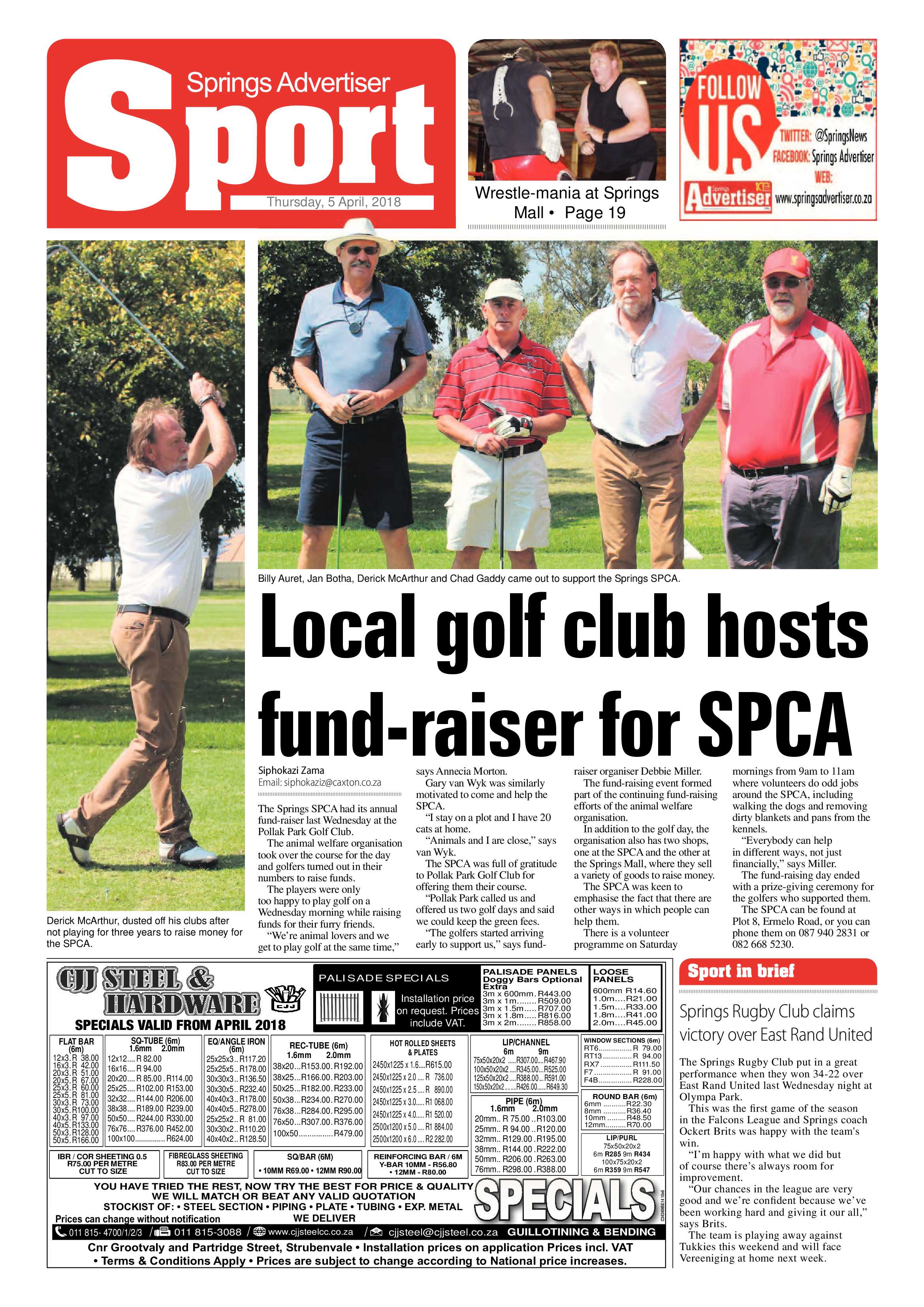 Springs Advertiser 05 April 2018 page 20