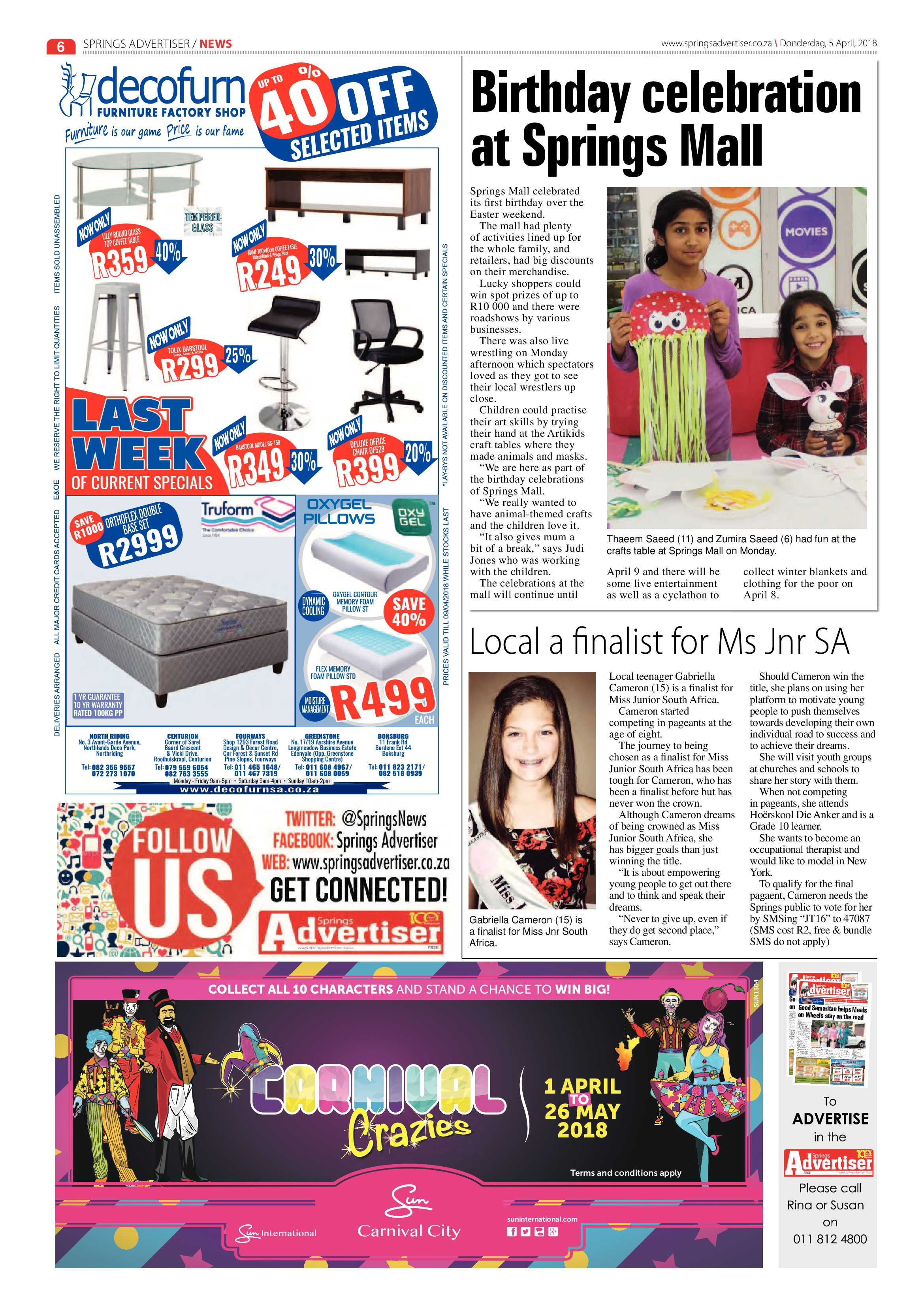 Springs Advertiser 05 April 2018 page 6
