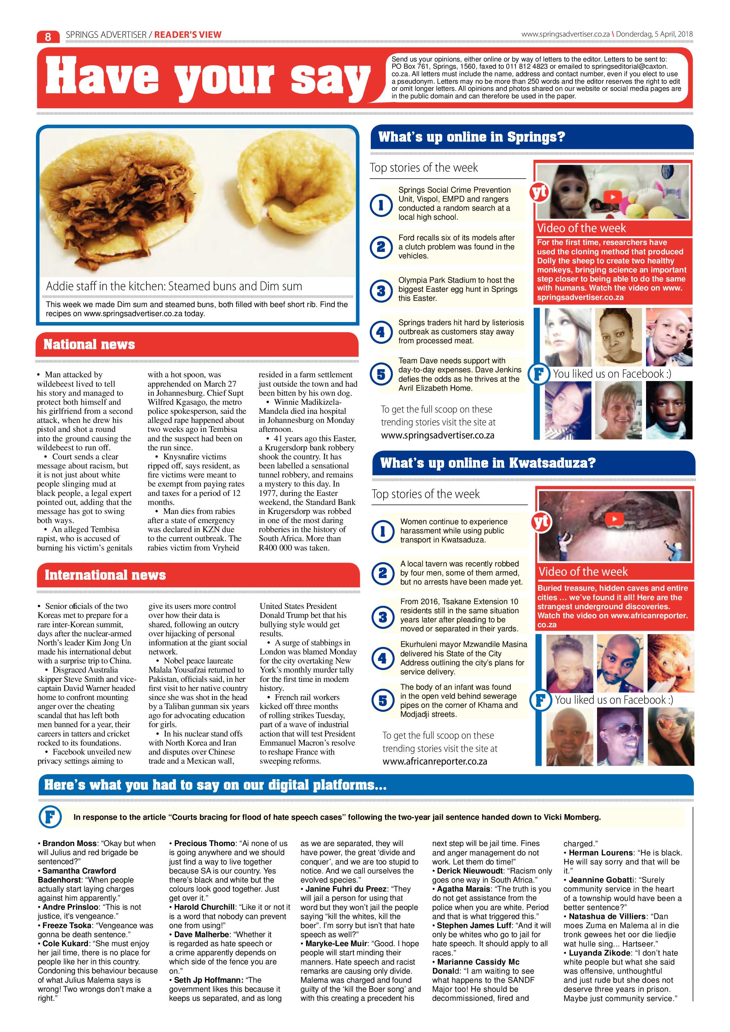Springs Advertiser 05 April 2018 page 8