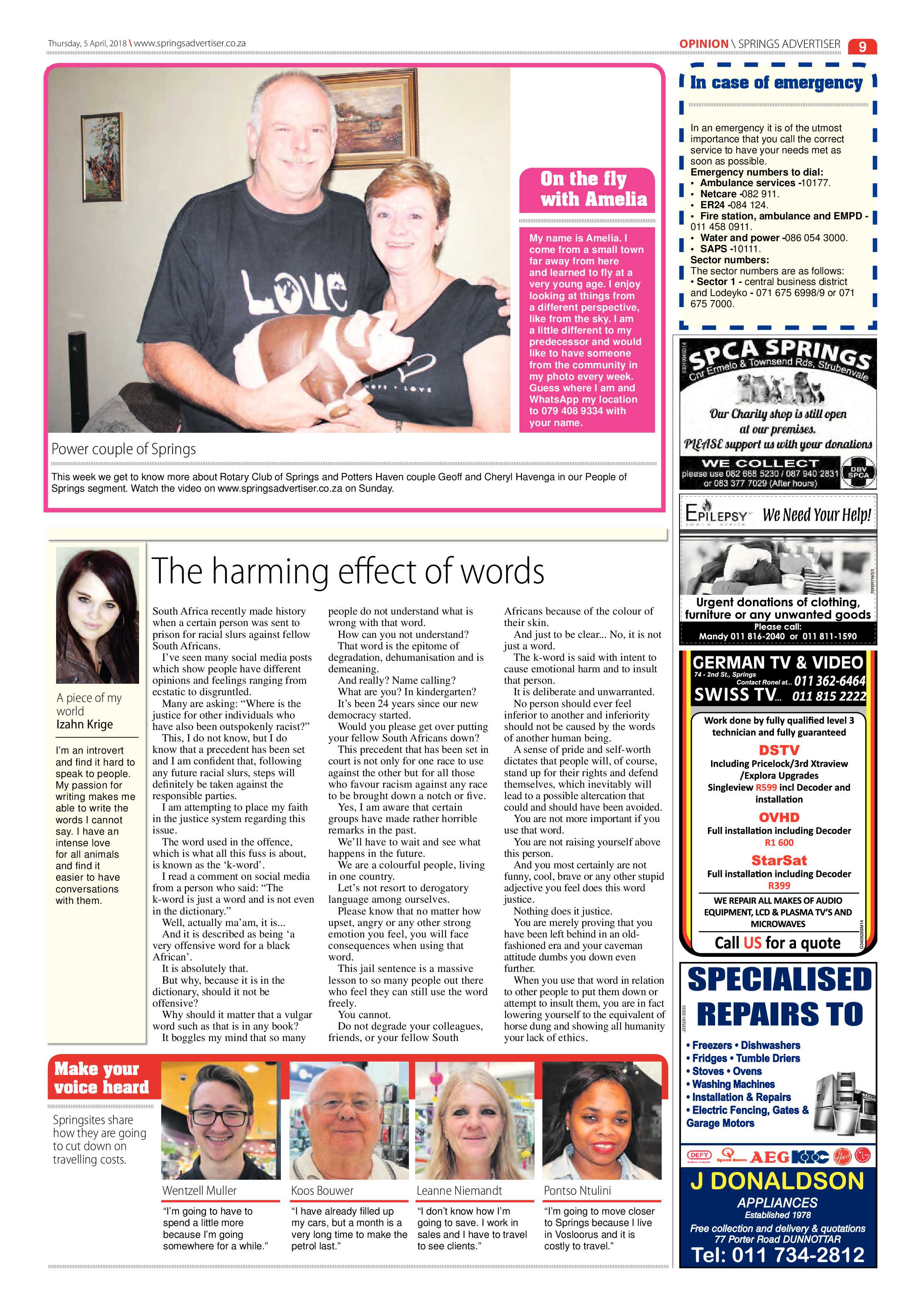 Springs Advertiser 05 April 2018 page 9