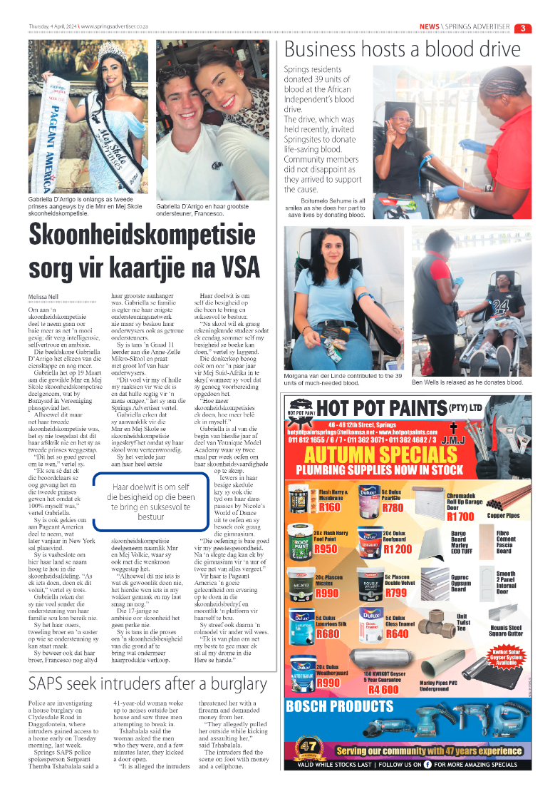 Springs Advertiser 05 April 2024 page 3