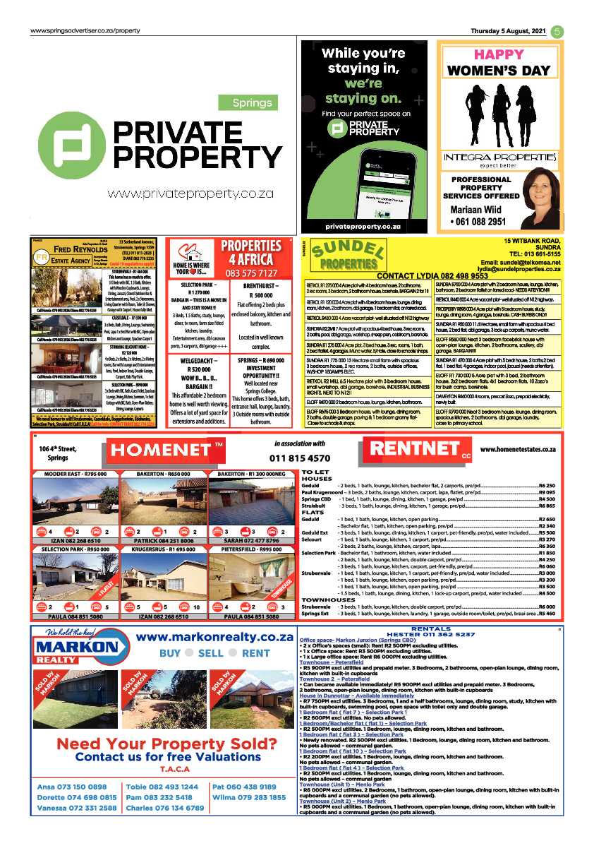Springs Advertiser 05 August 2021 page 5